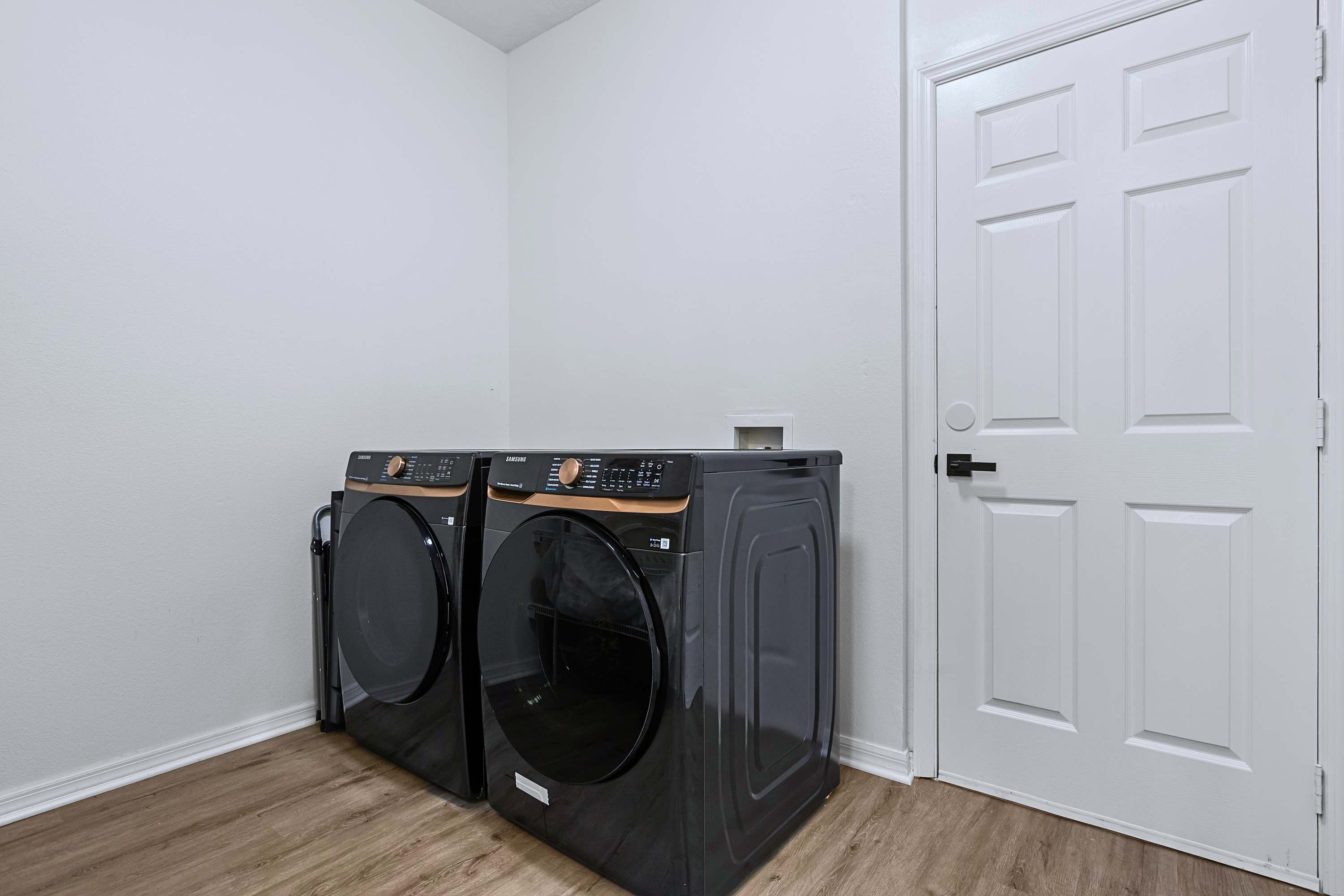 Enjoy a dedicated in-suite washer and dryer to keep your clothes fresh and clean