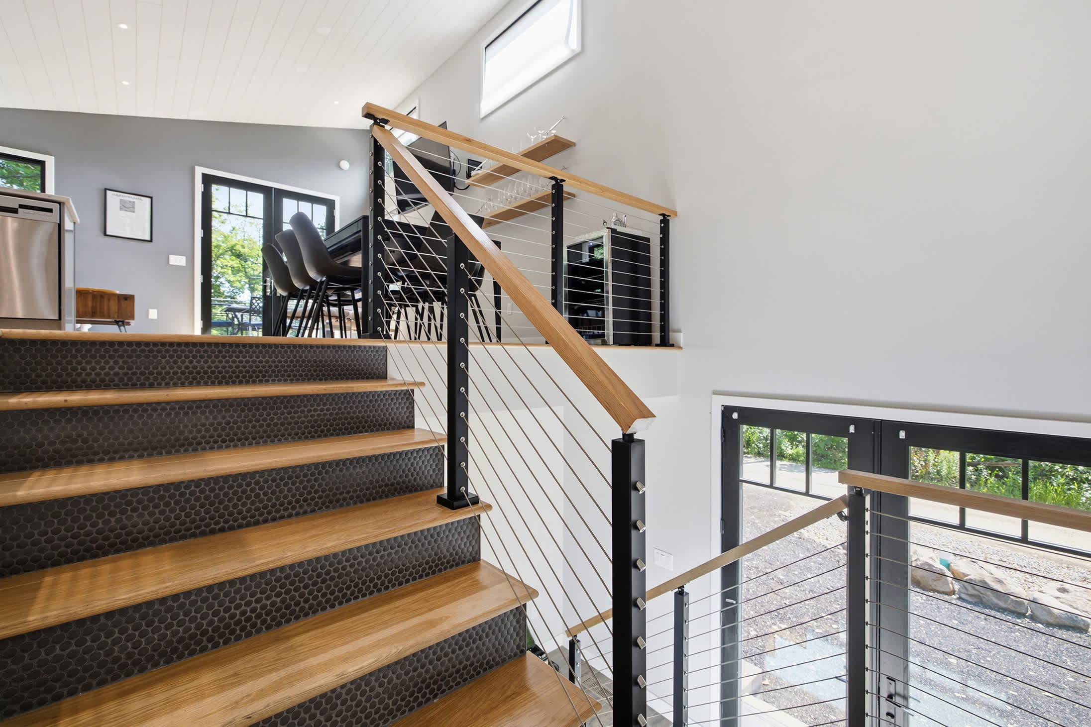The main social areas are on the upper level of Townline Treasure.