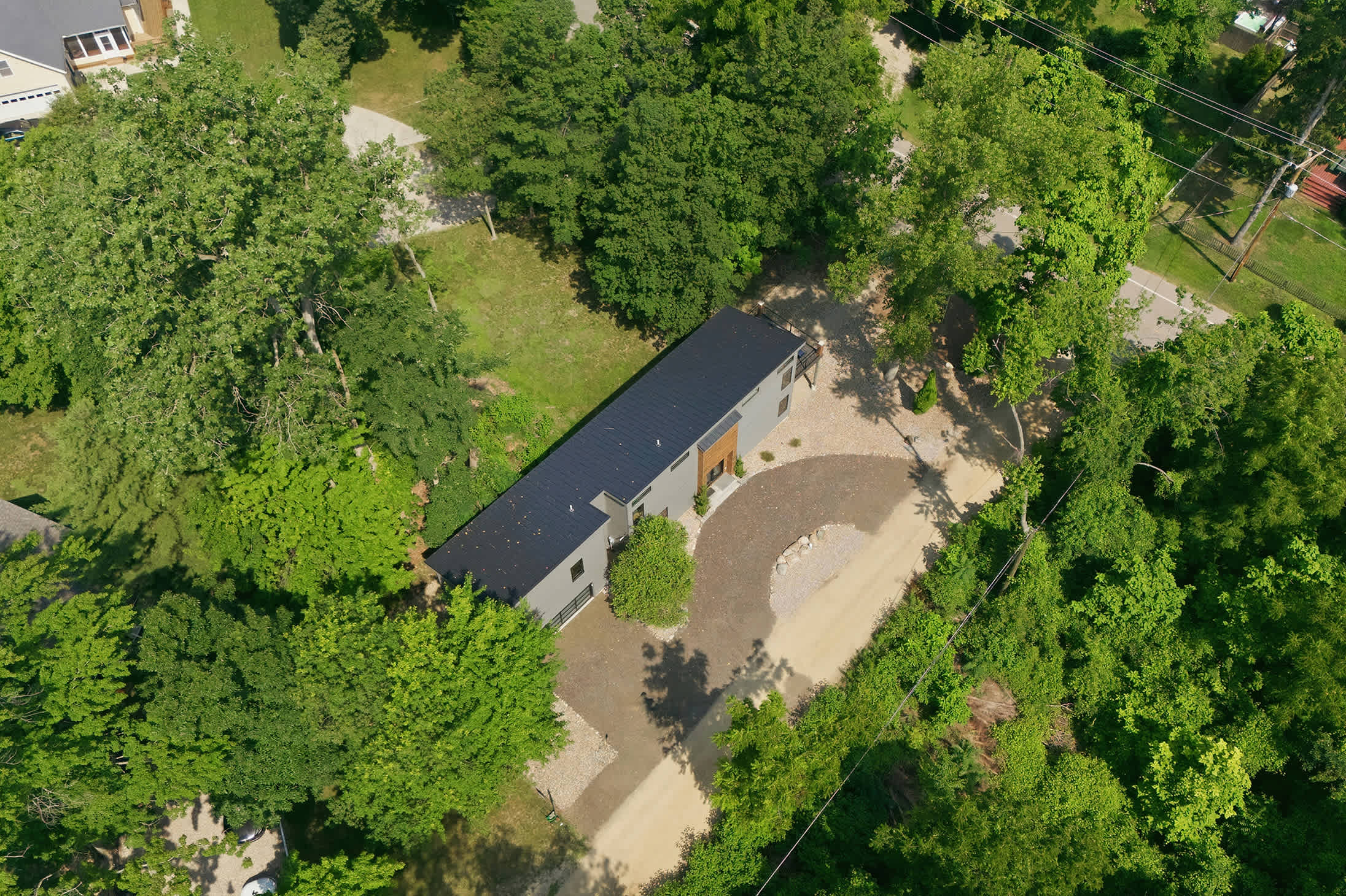 Townline Treasure's wooded setting offers privacy just minutes from Union Pier.