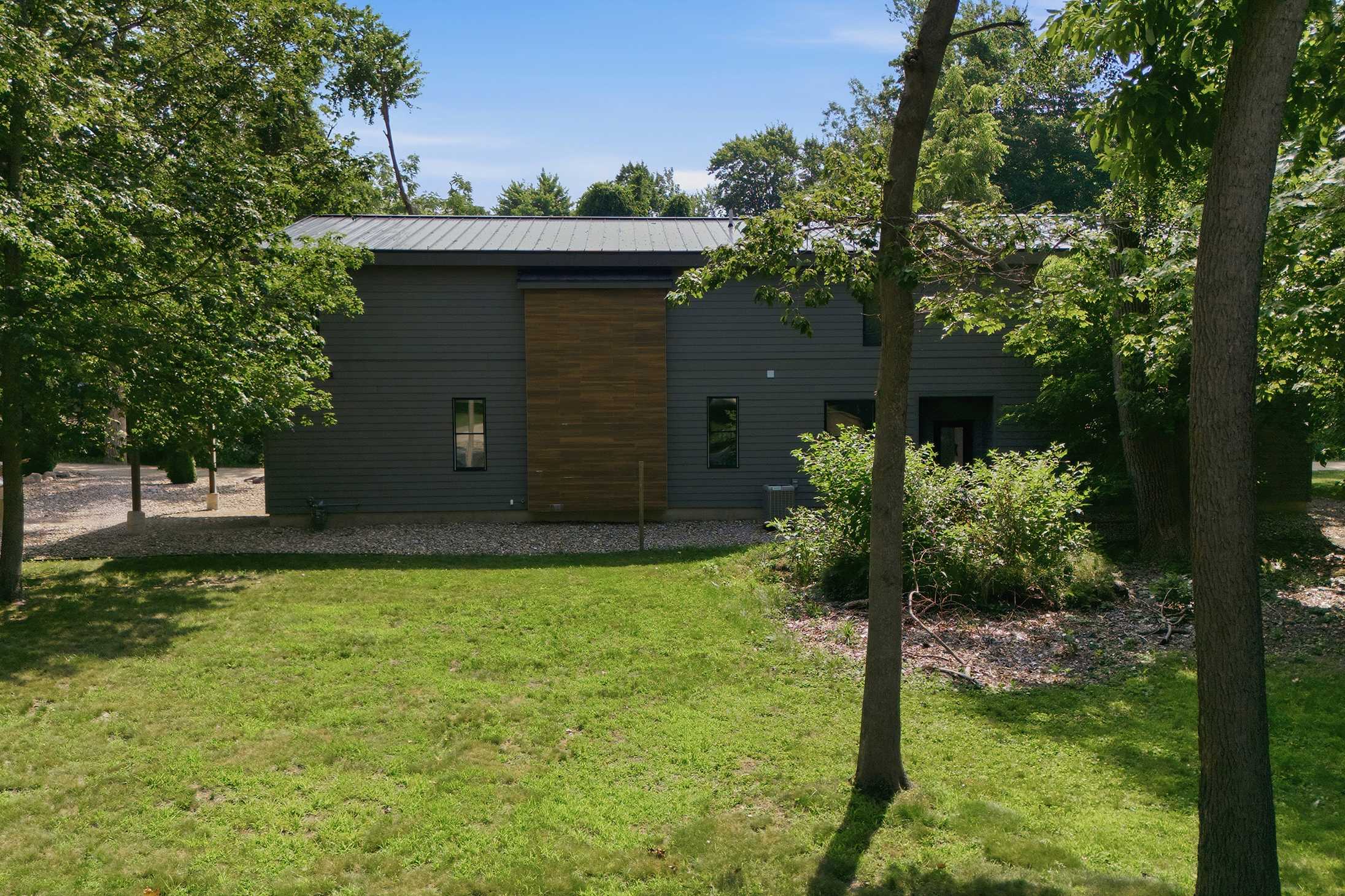 Backyard green space offers a quiet place to relax between adventures.