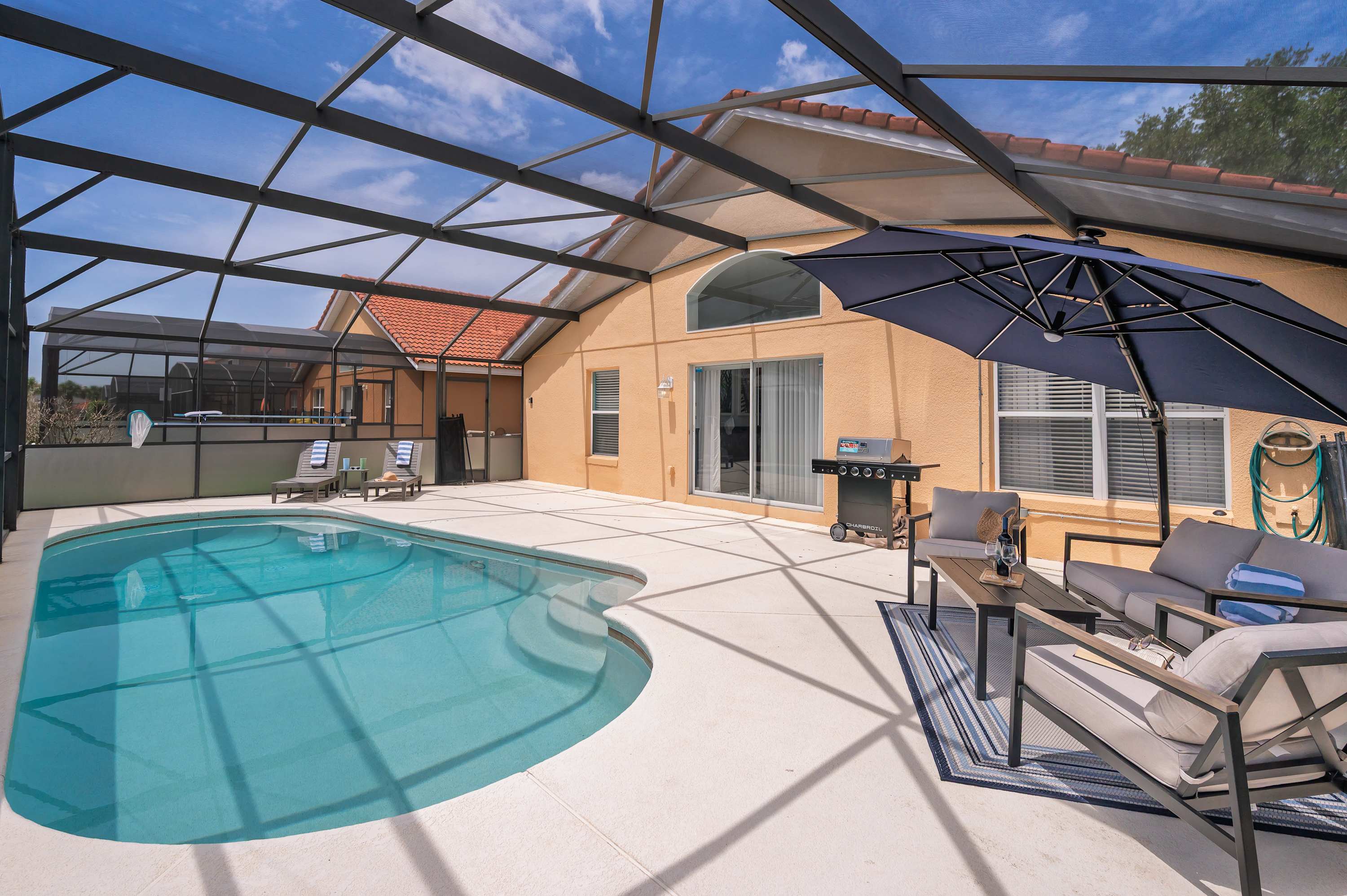 Family Getaway with Pool and Game Room