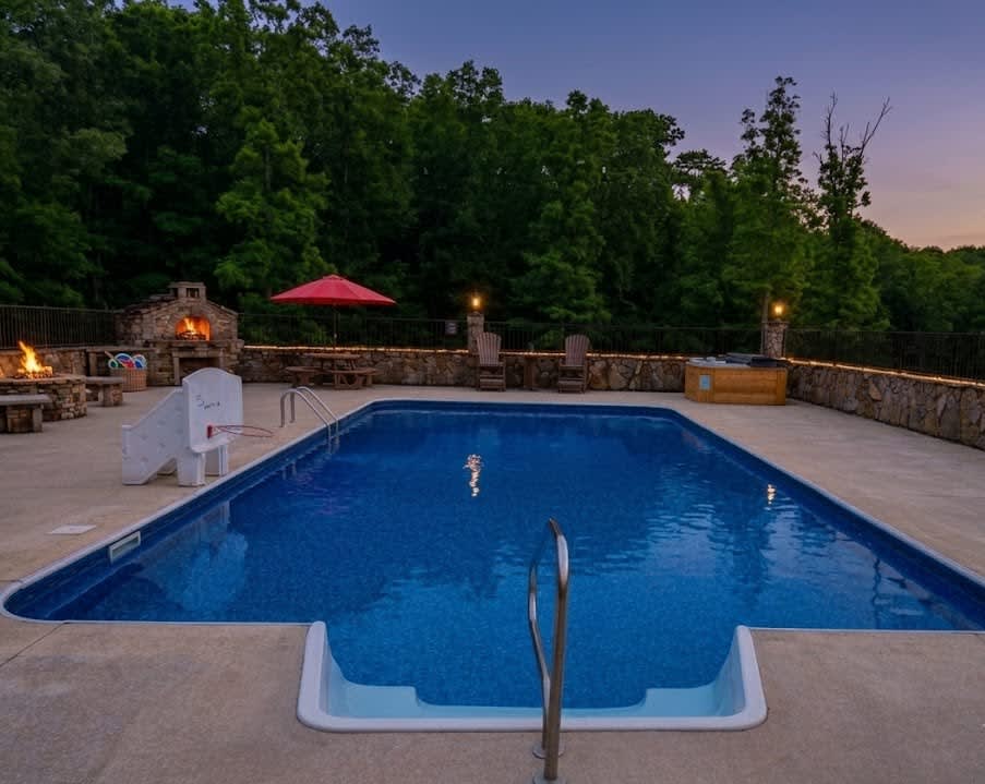 Our pool is open from the beginning of April until the end of September each year