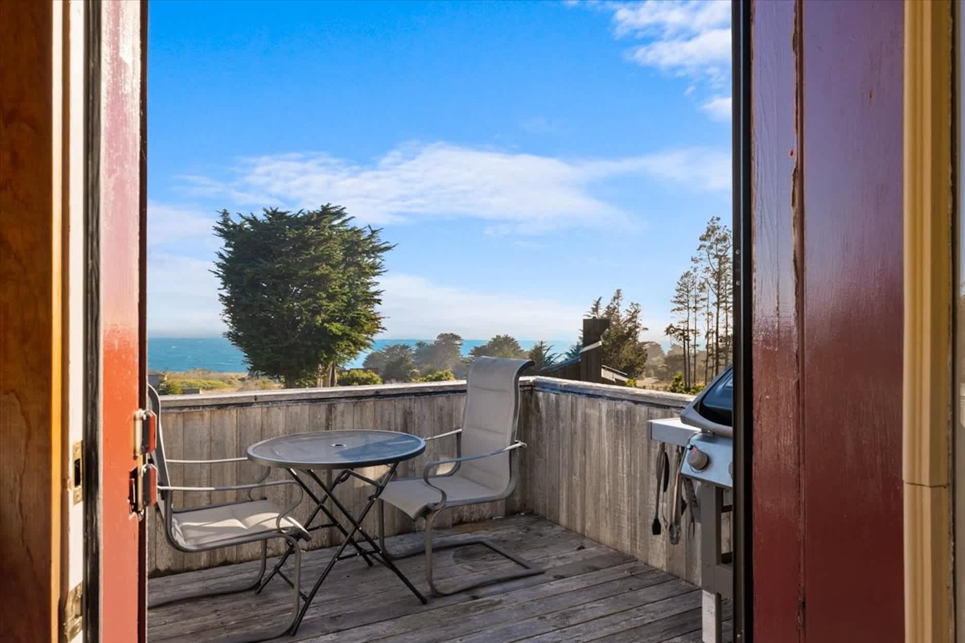 Beautiful ocean views from the patio