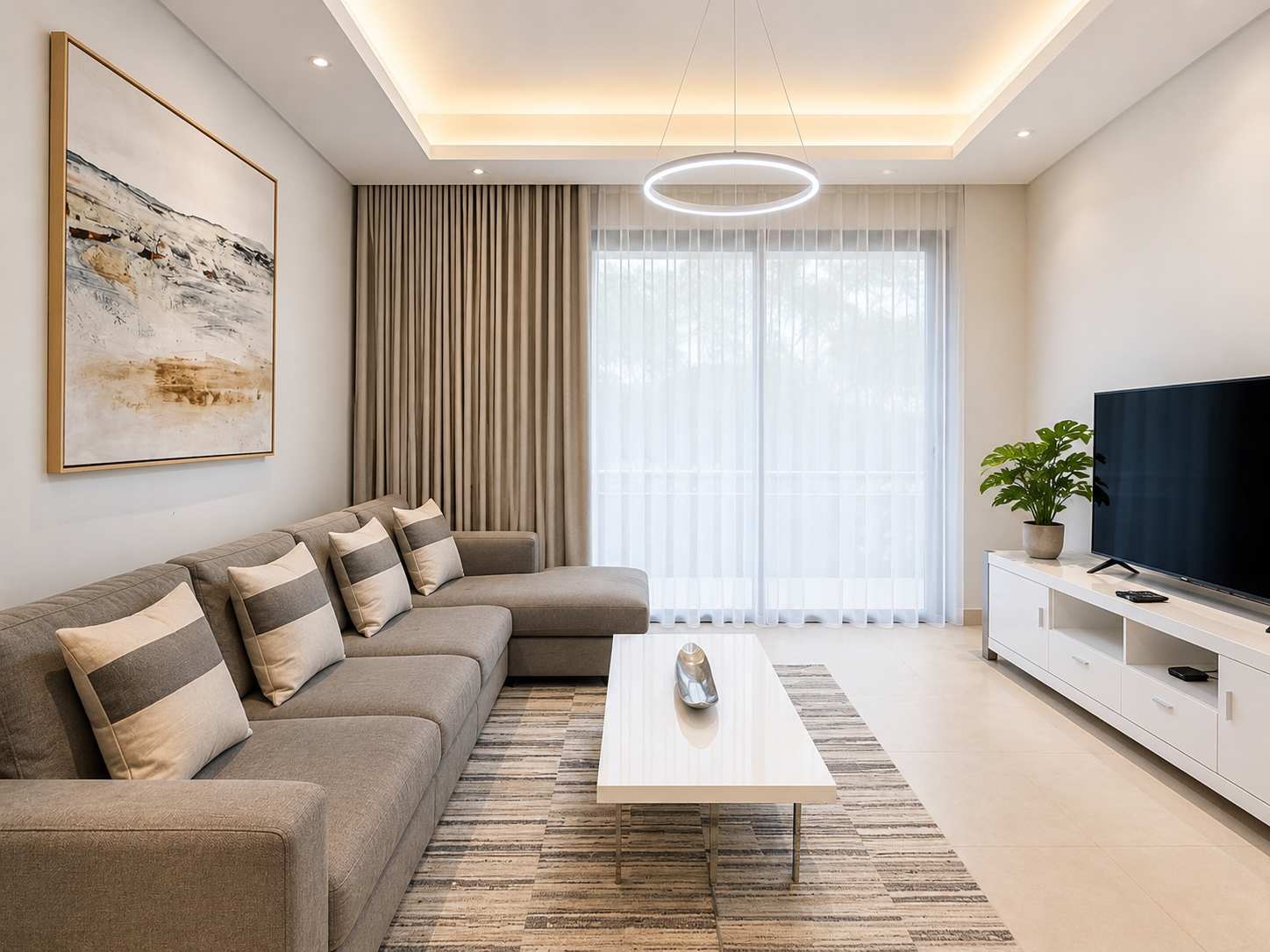 Elegant 3BR Apartment in Dubai Greens with Garden View - Image 2