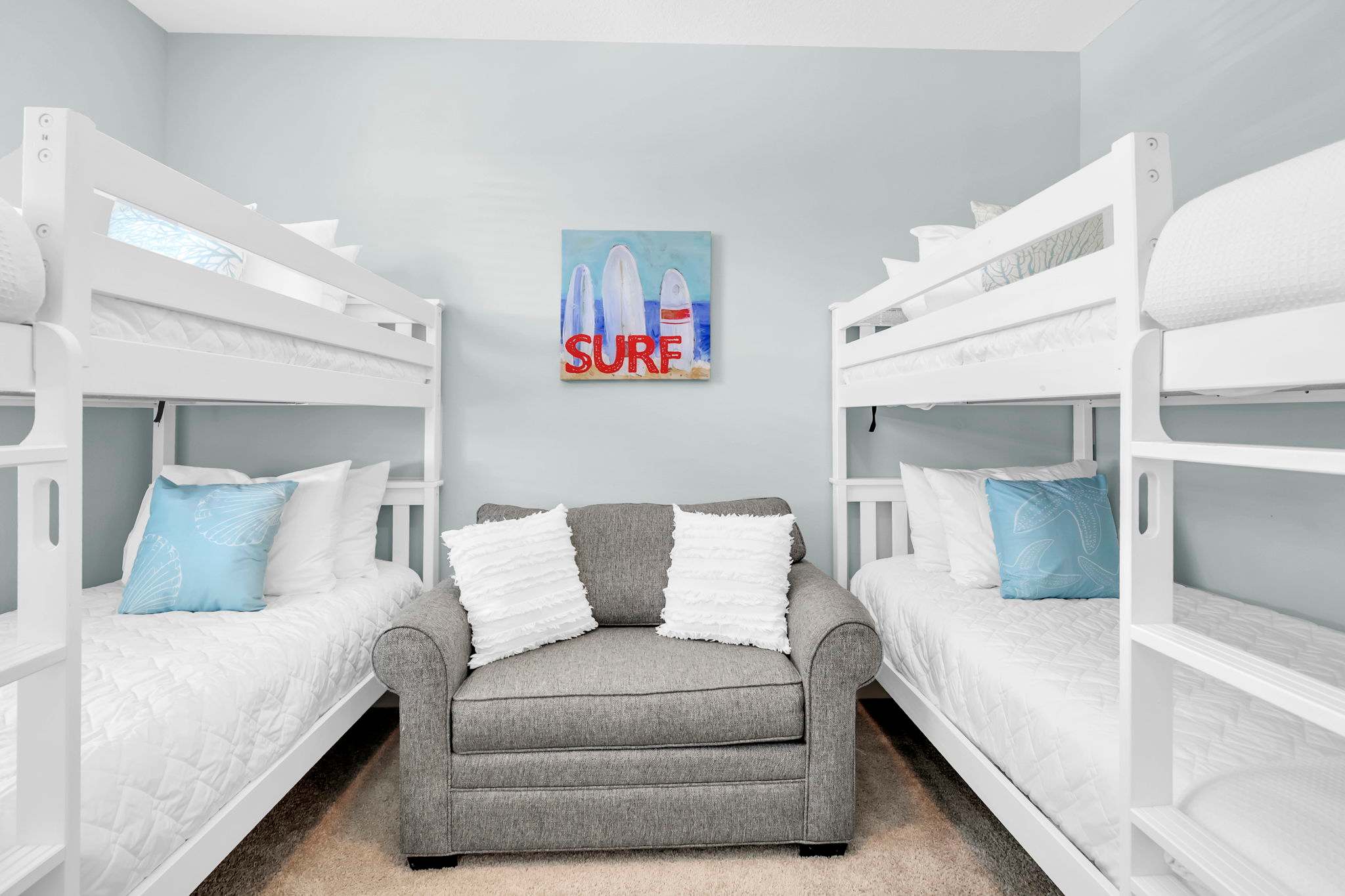 Home features a bunk room, perfect for the kids! 