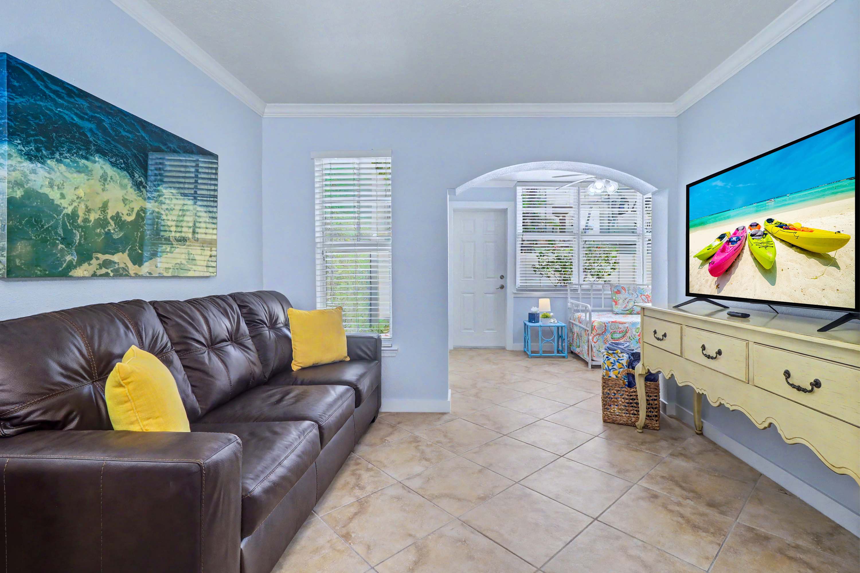 1st floor condo with private dock easy beach access heated pool and patio