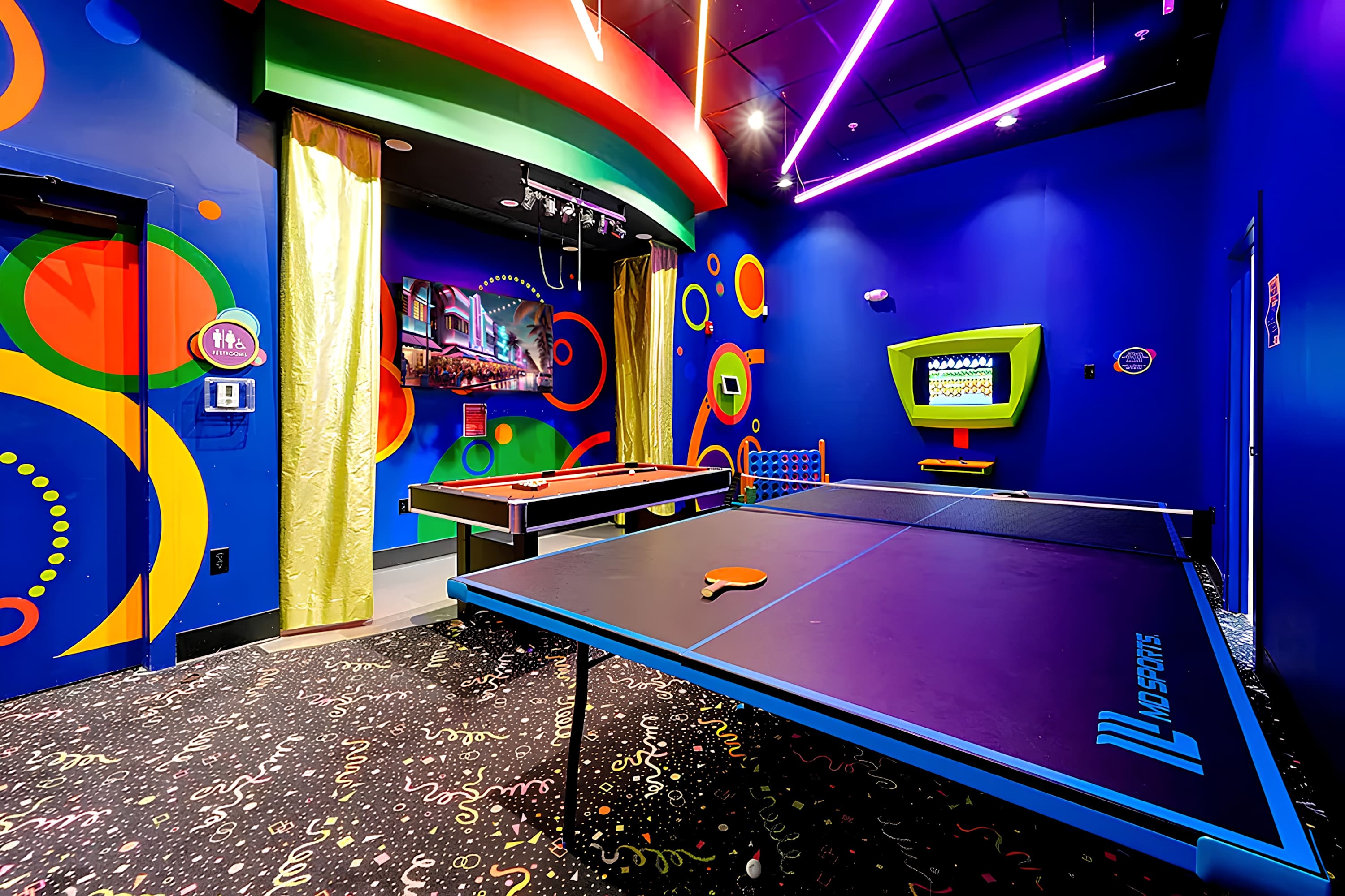 Rain or shine, the fun never stops. Head to The Enclaves Resort games room for some friendly competition and arcade classics
