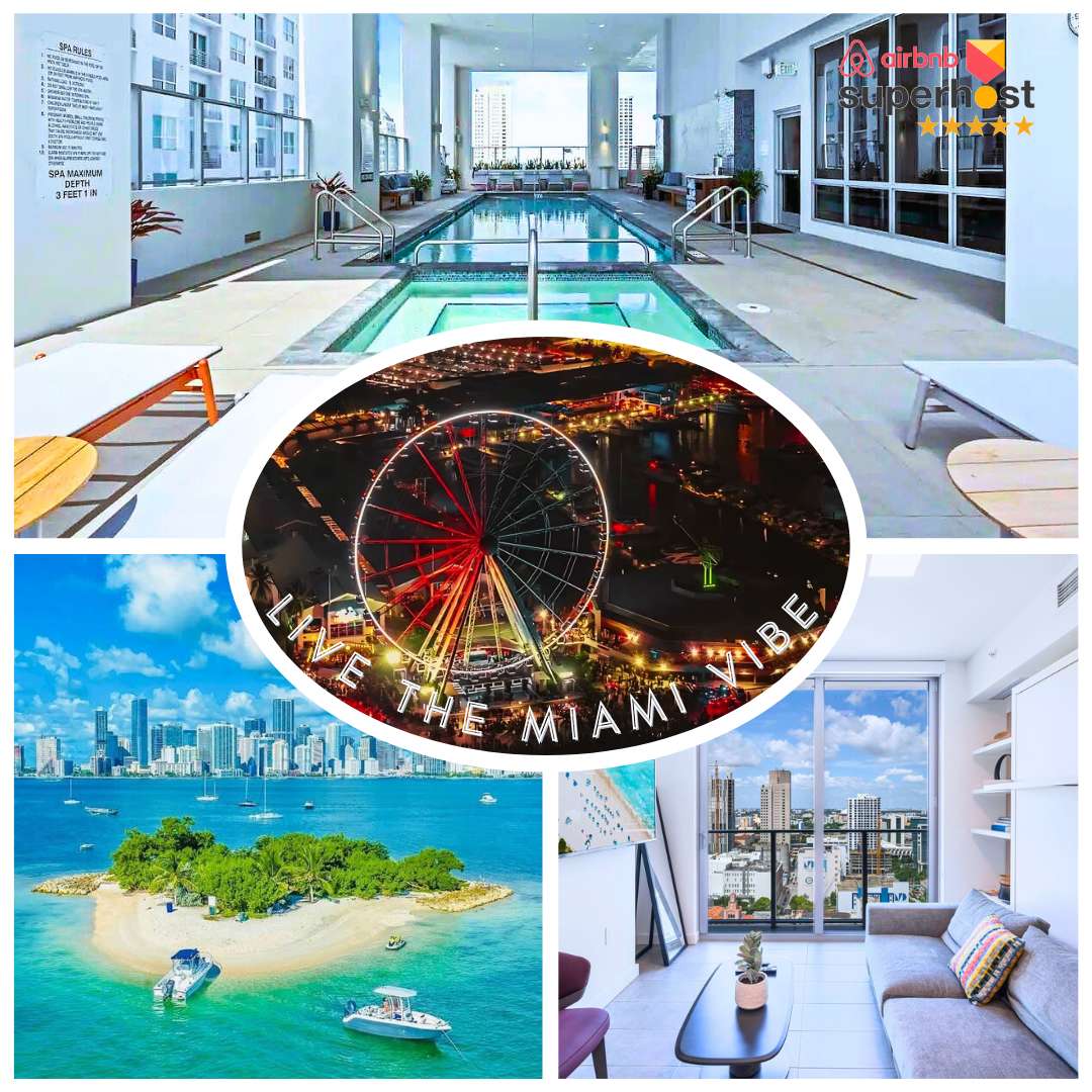 Downtown Miami 1BR | 6 Min Kaseya | 330Mbps WiFi