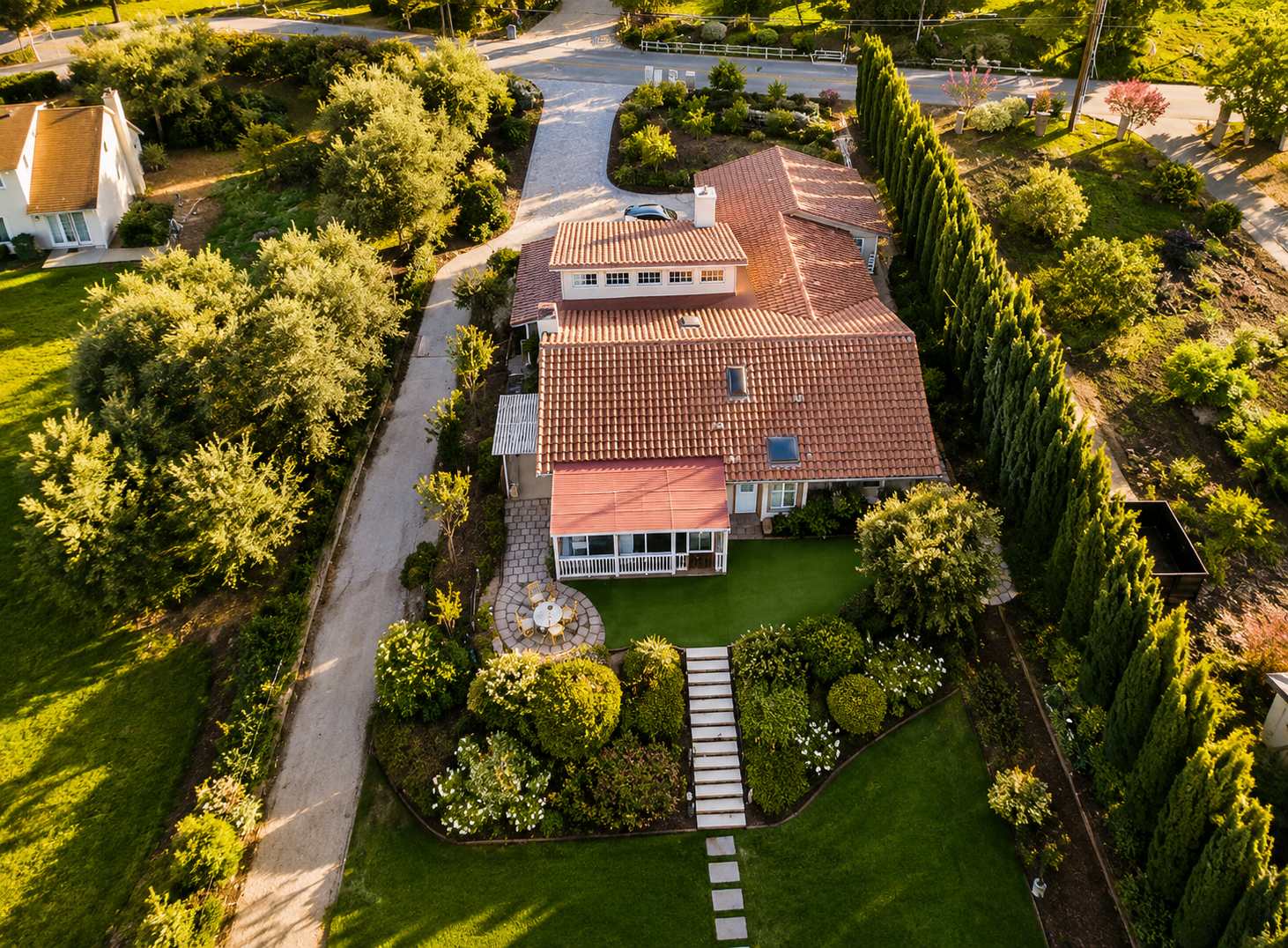 Aerial View of the Property