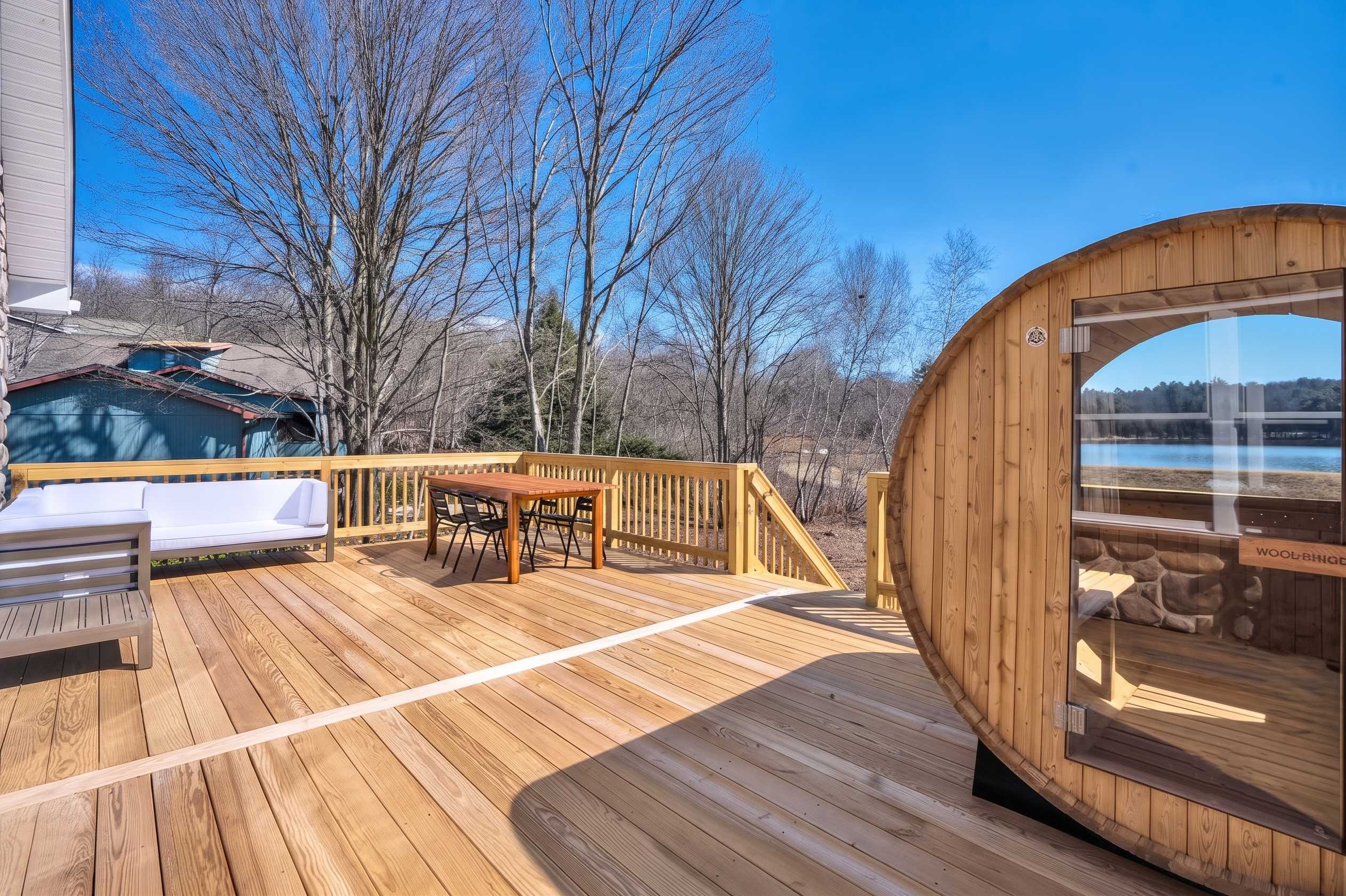 Lake Lux | Lakefront Log Cabin | Hot Tub | Sauna