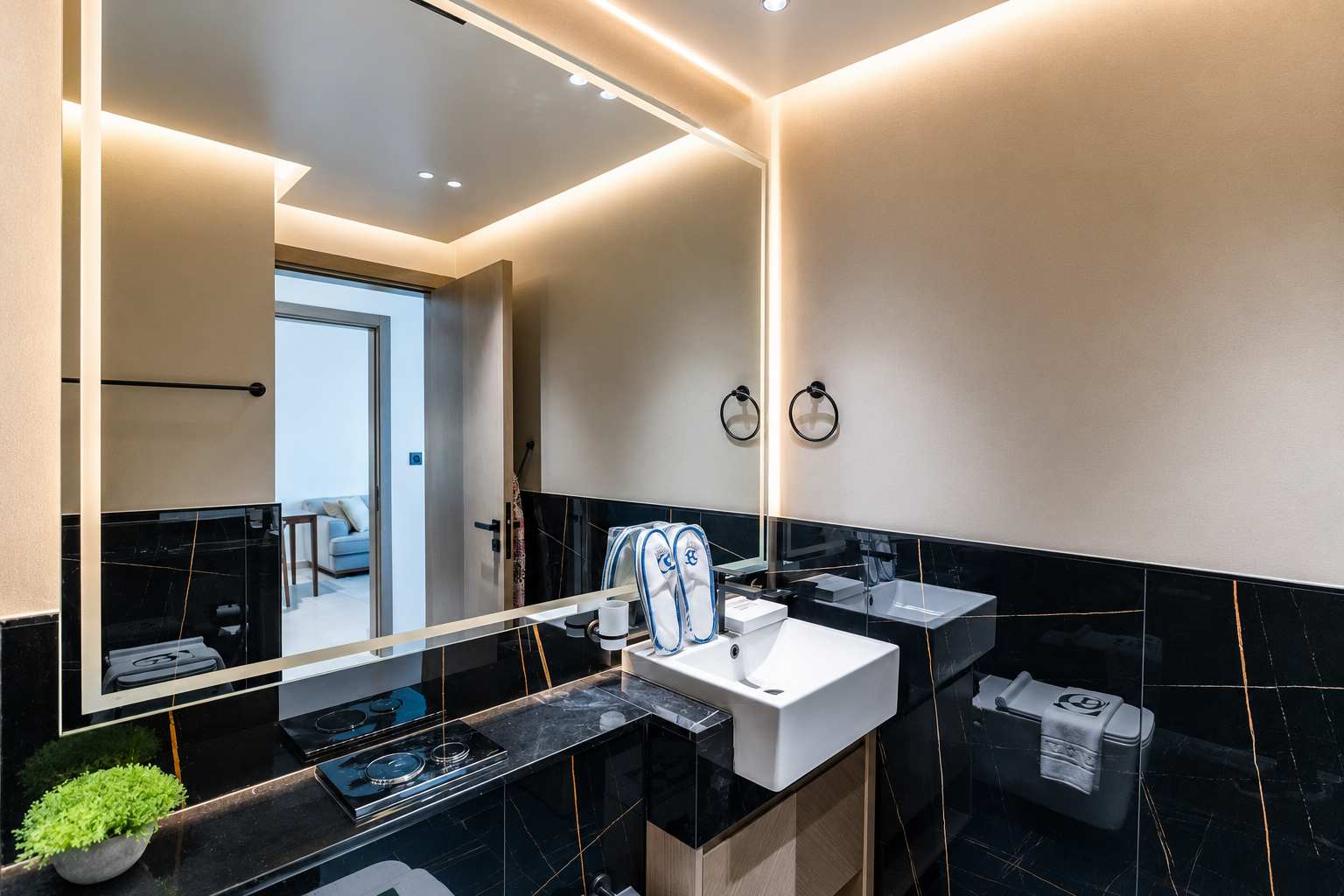 Bingatti Canal 1BR Apartment with Gym & Views - Image 15