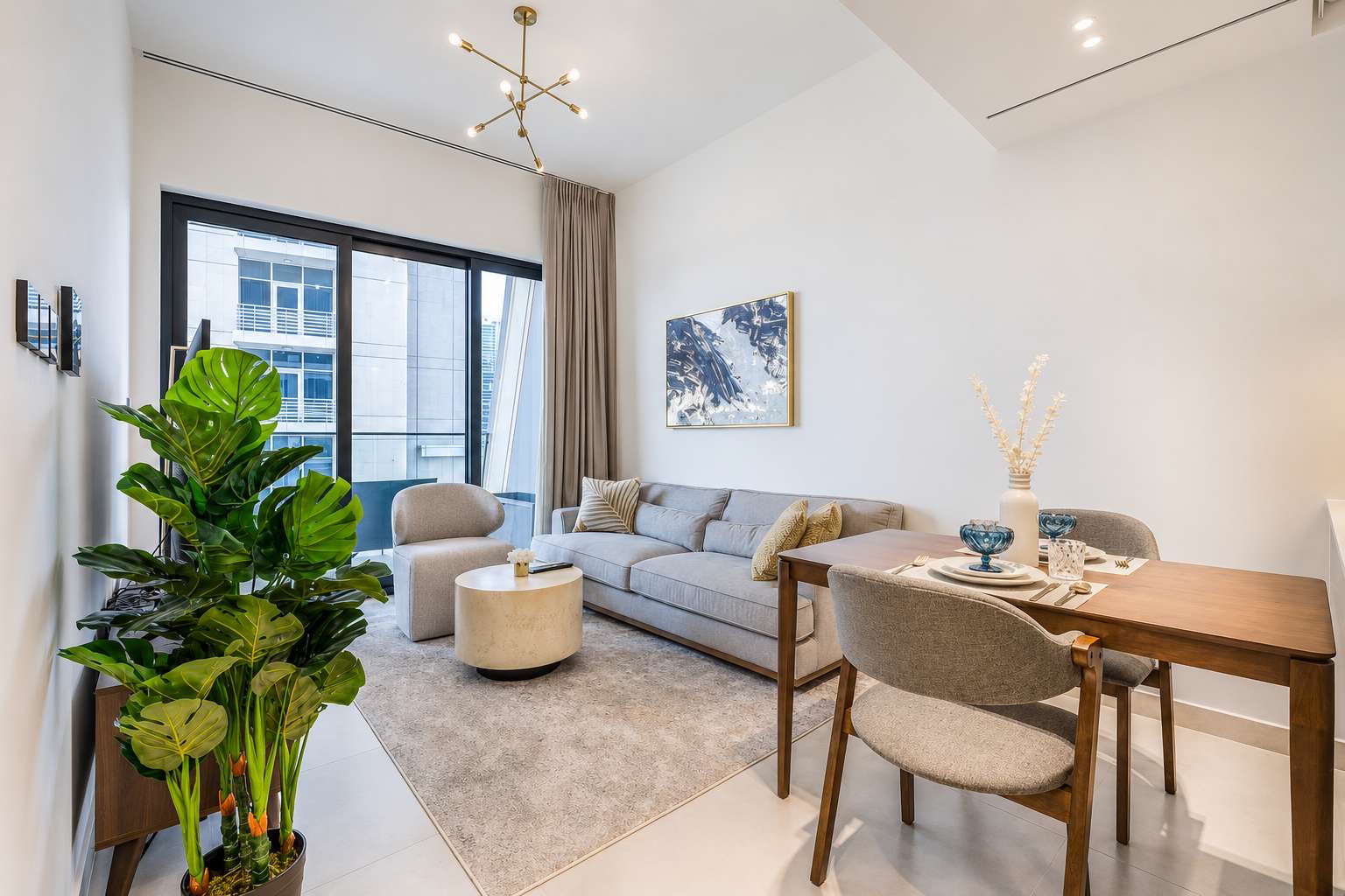 Bingatti Canal 1BR Apartment with Gym & Views - Image 2