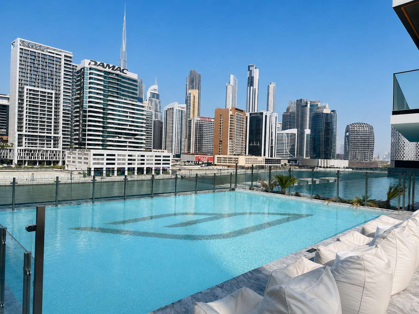Bingatti Canal 1BR Apartment with Gym & Views - Image 19