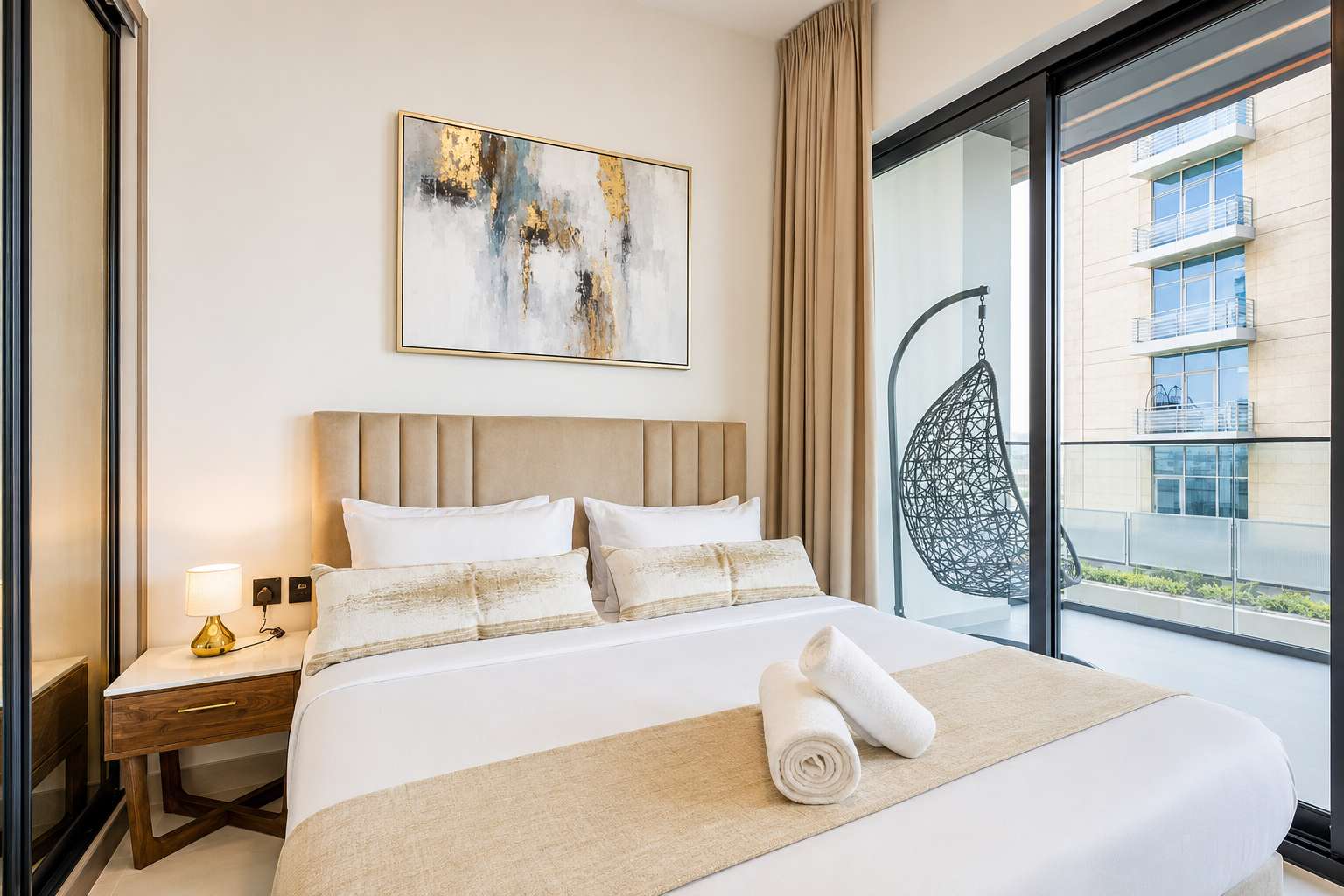 Bingatti Canal 1BR Apartment with Gym & Views - Image 11