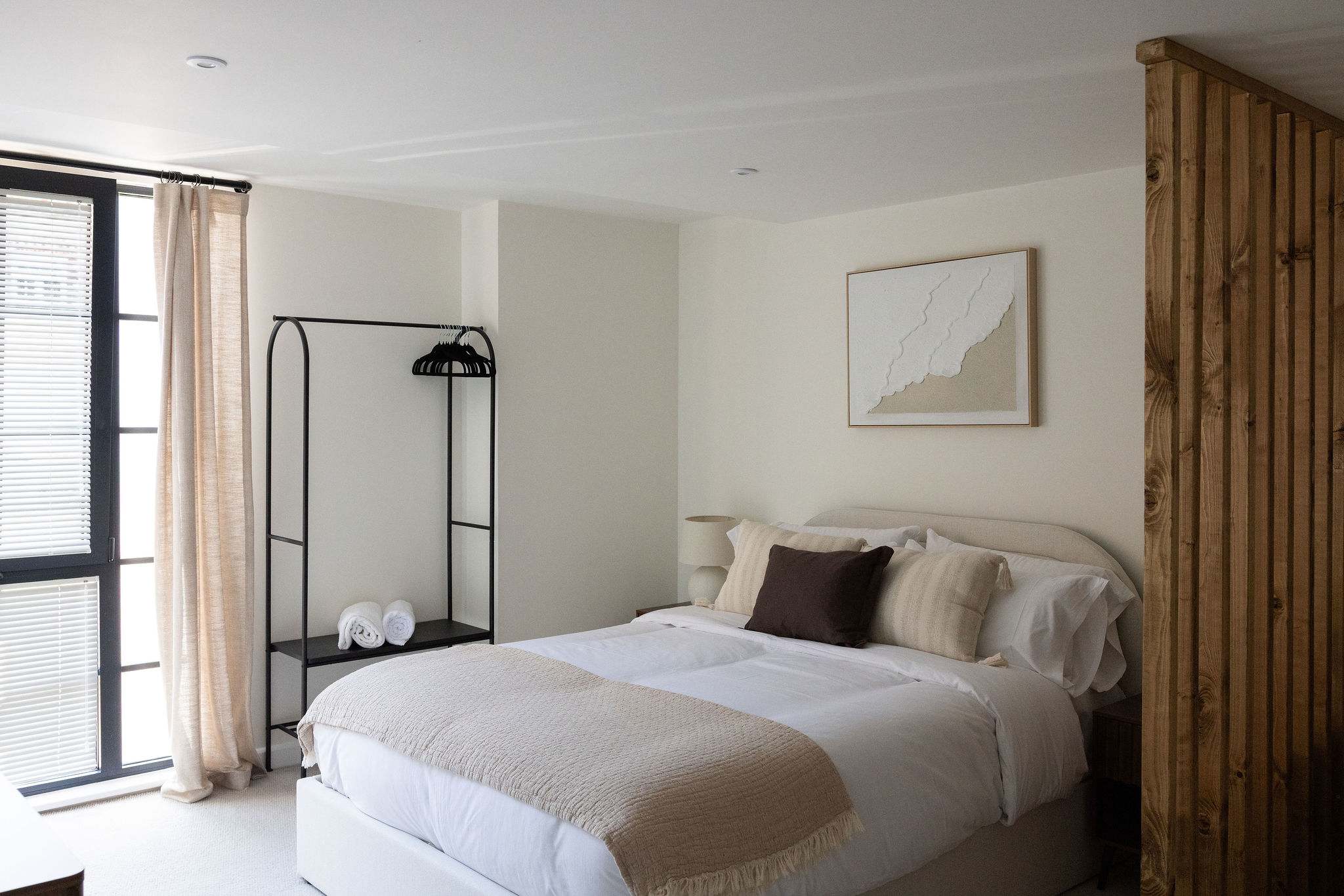 Bright and spacious king bedroom, offering a peaceful retreat after exploring Chichester and the coast.