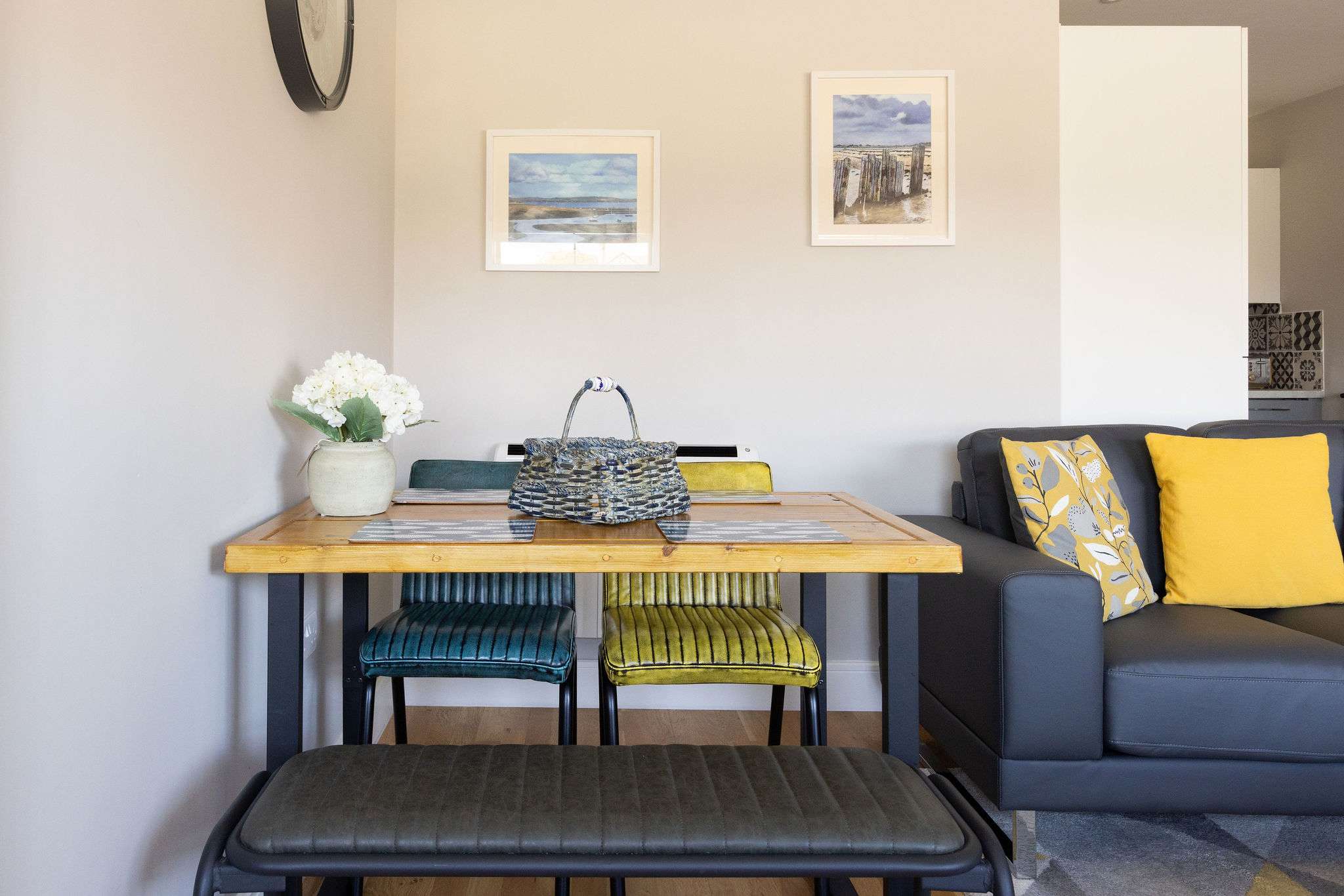 Cosy dining area within the open-plan living space, ideal for family meals together