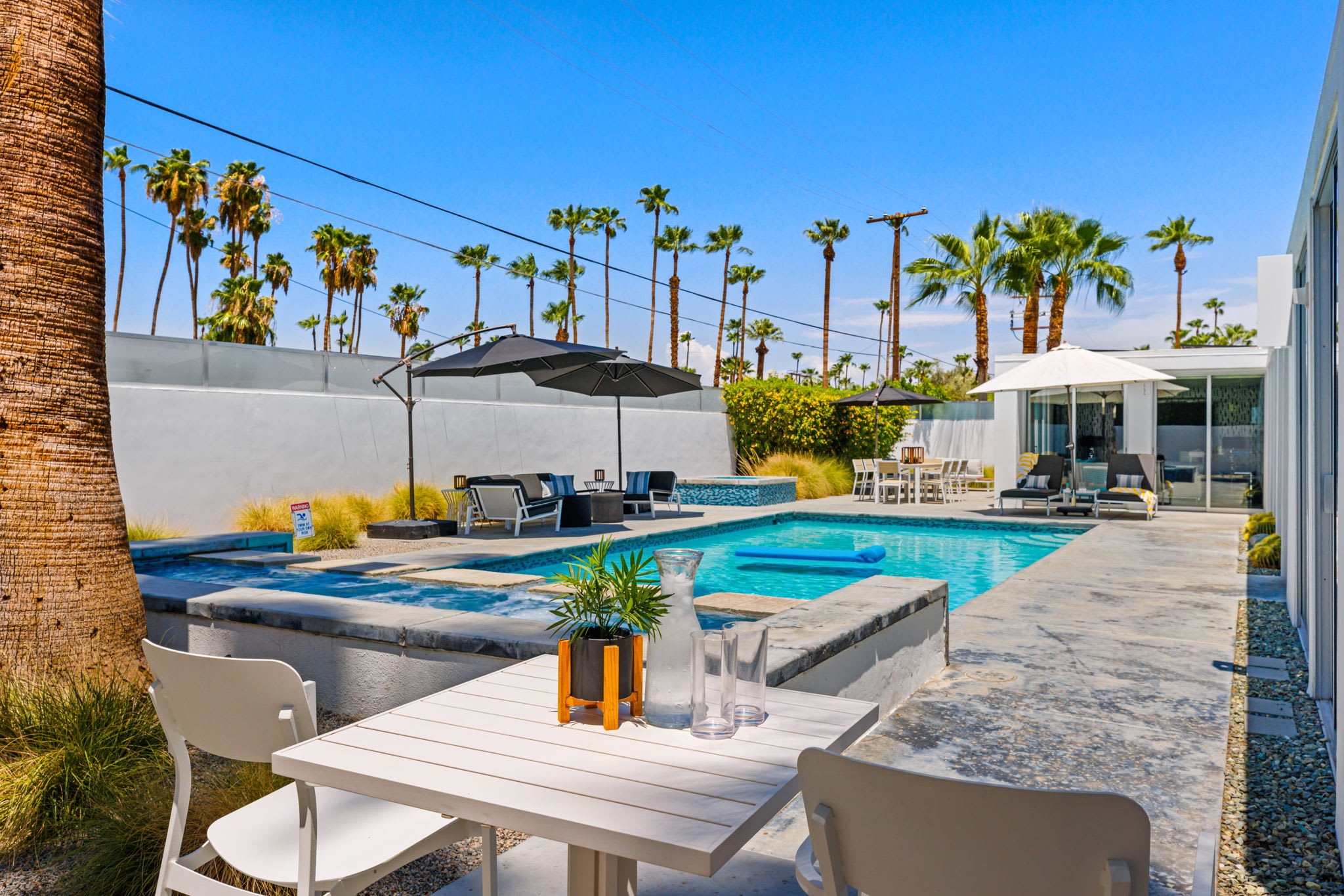 Patio | The Bond House in Palm Springs, California by Luxus Vacation Properties
