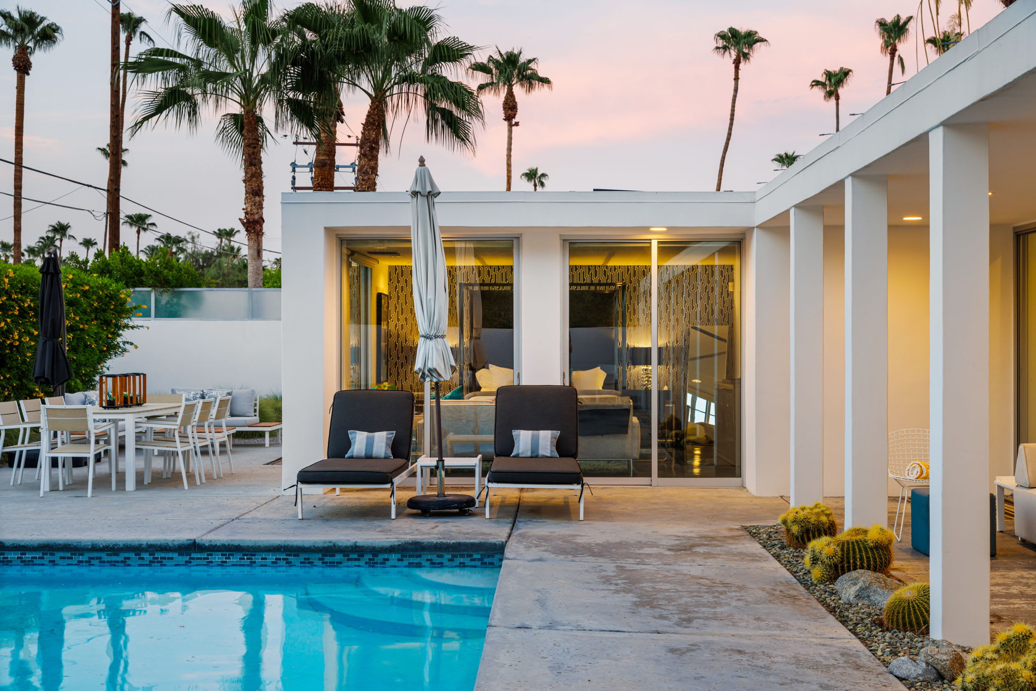 Pool | The Bond House in Palm Springs, California by Luxus Vacation Properties