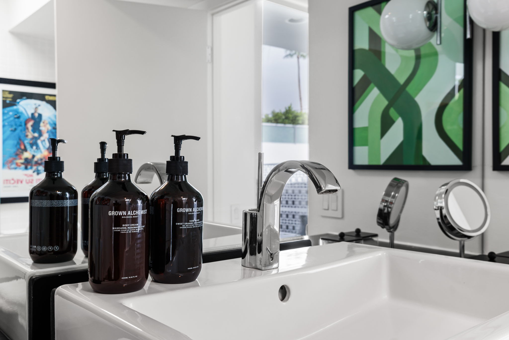 Grown Alchemist Products | The Bond House in Palm Springs, California by Luxus Vacation Properties