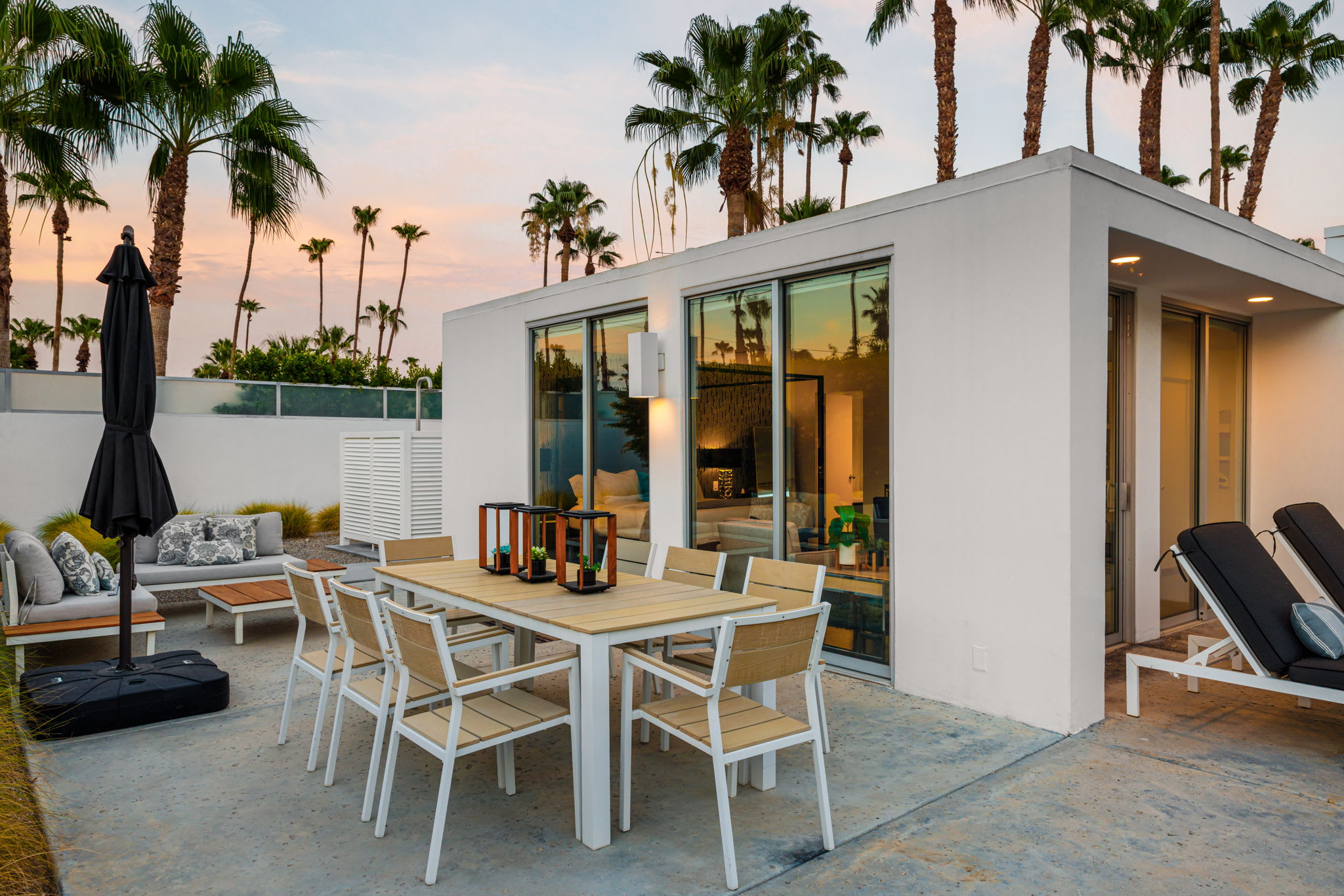 Patio | The Bond House in Palm Springs, California by Luxus Vacation Properties