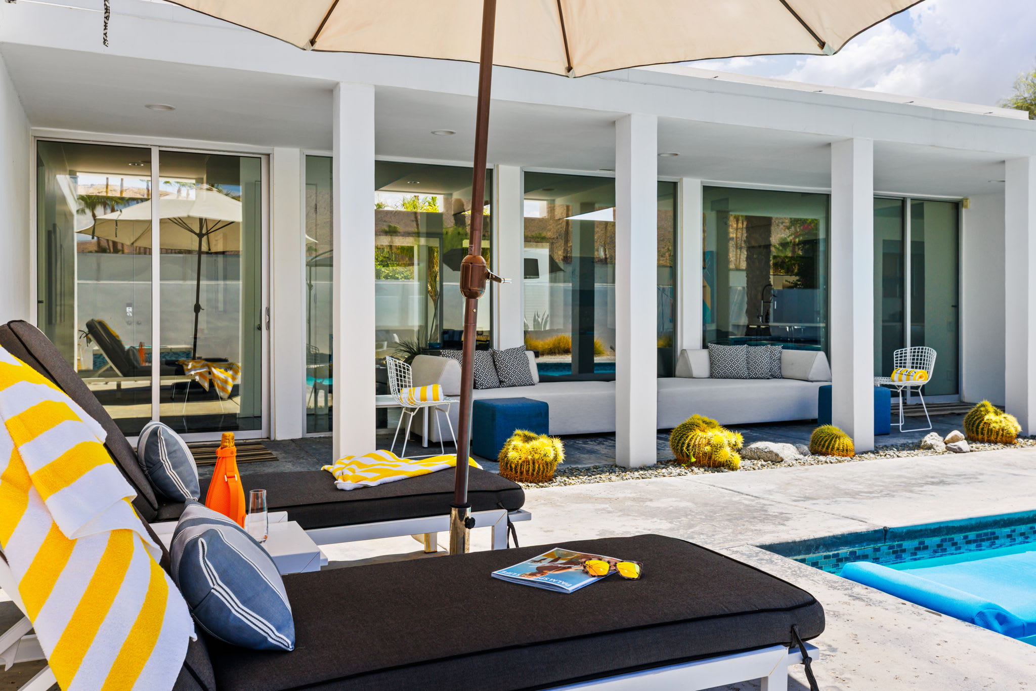 Patio | The Bond House in Palm Springs, California by Luxus Vacation Properties