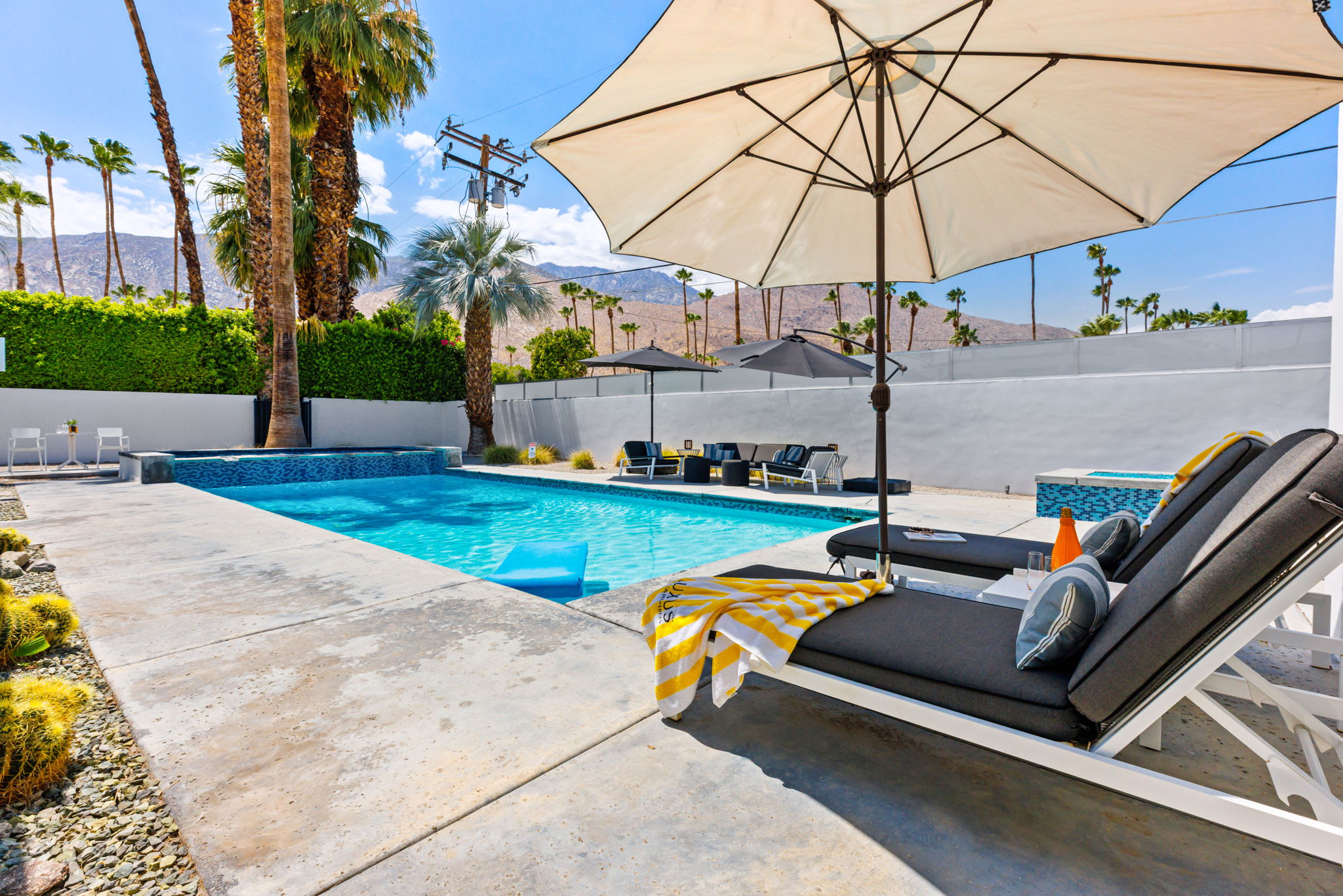 Patio | The Bond House in Palm Springs, California by Luxus Vacation Properties
