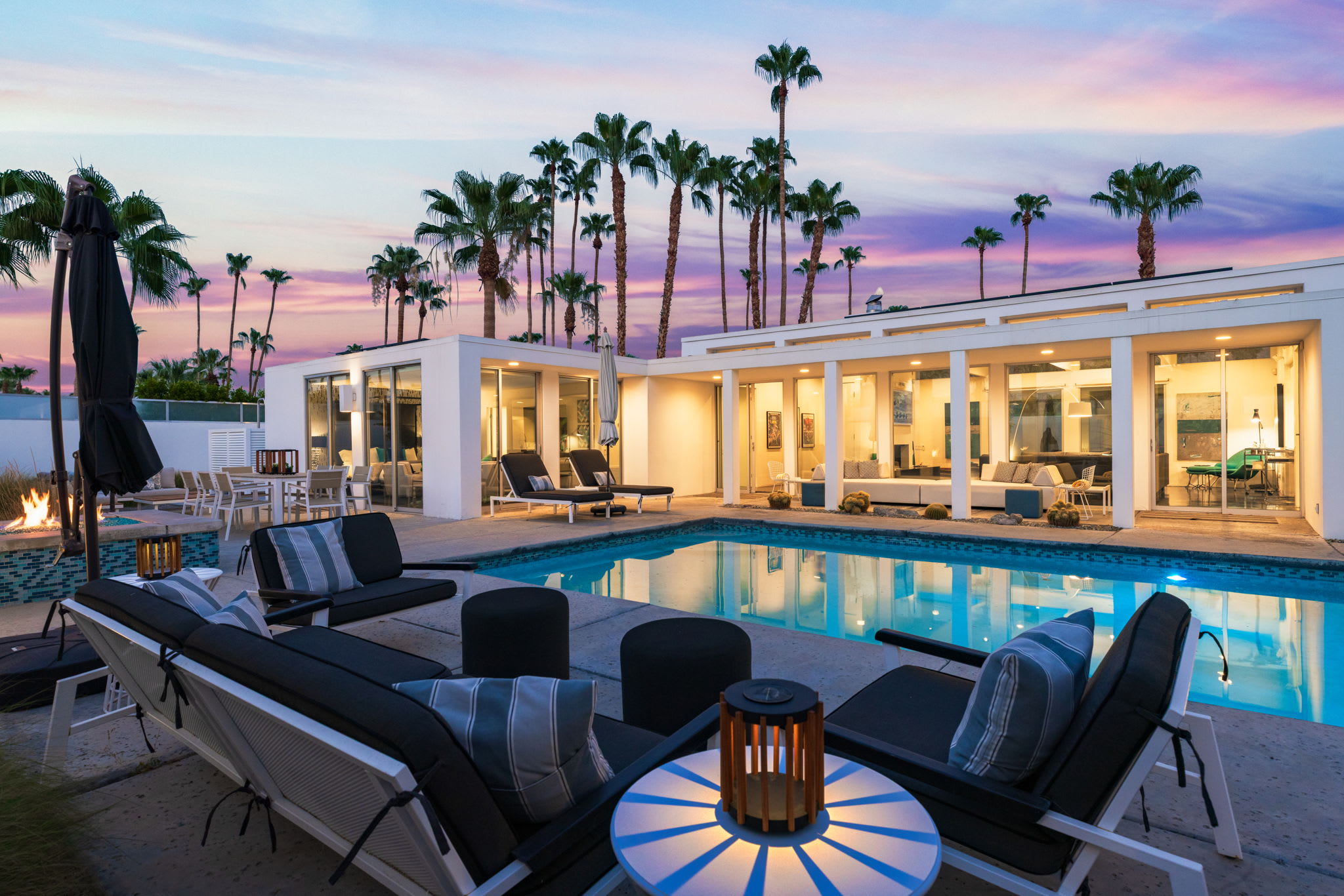 Patio | The Bond House in Palm Springs, California by Luxus Vacation Properties