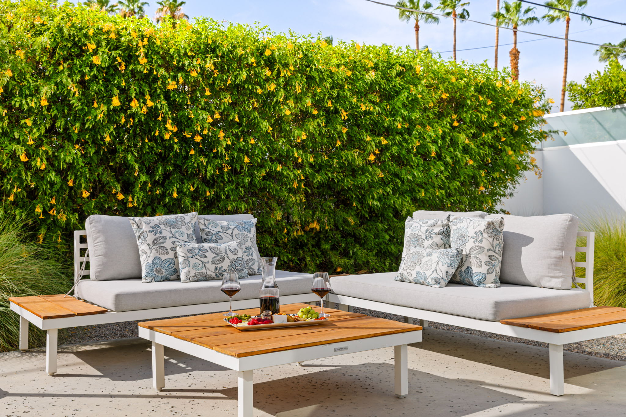 Patio | The Bond House in Palm Springs, California by Luxus Vacation Properties