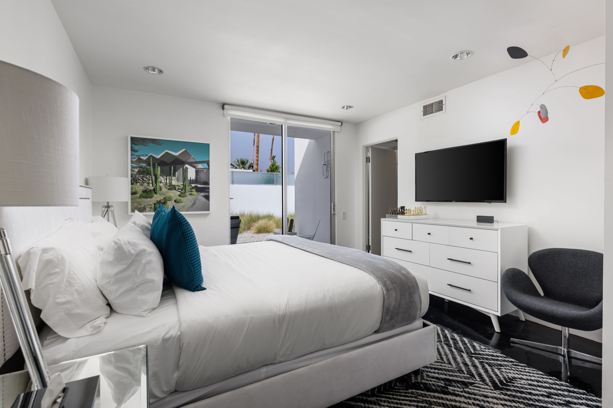 Bedroom 2 | The Bond House in Palm Springs, California by Luxus Vacation Properties