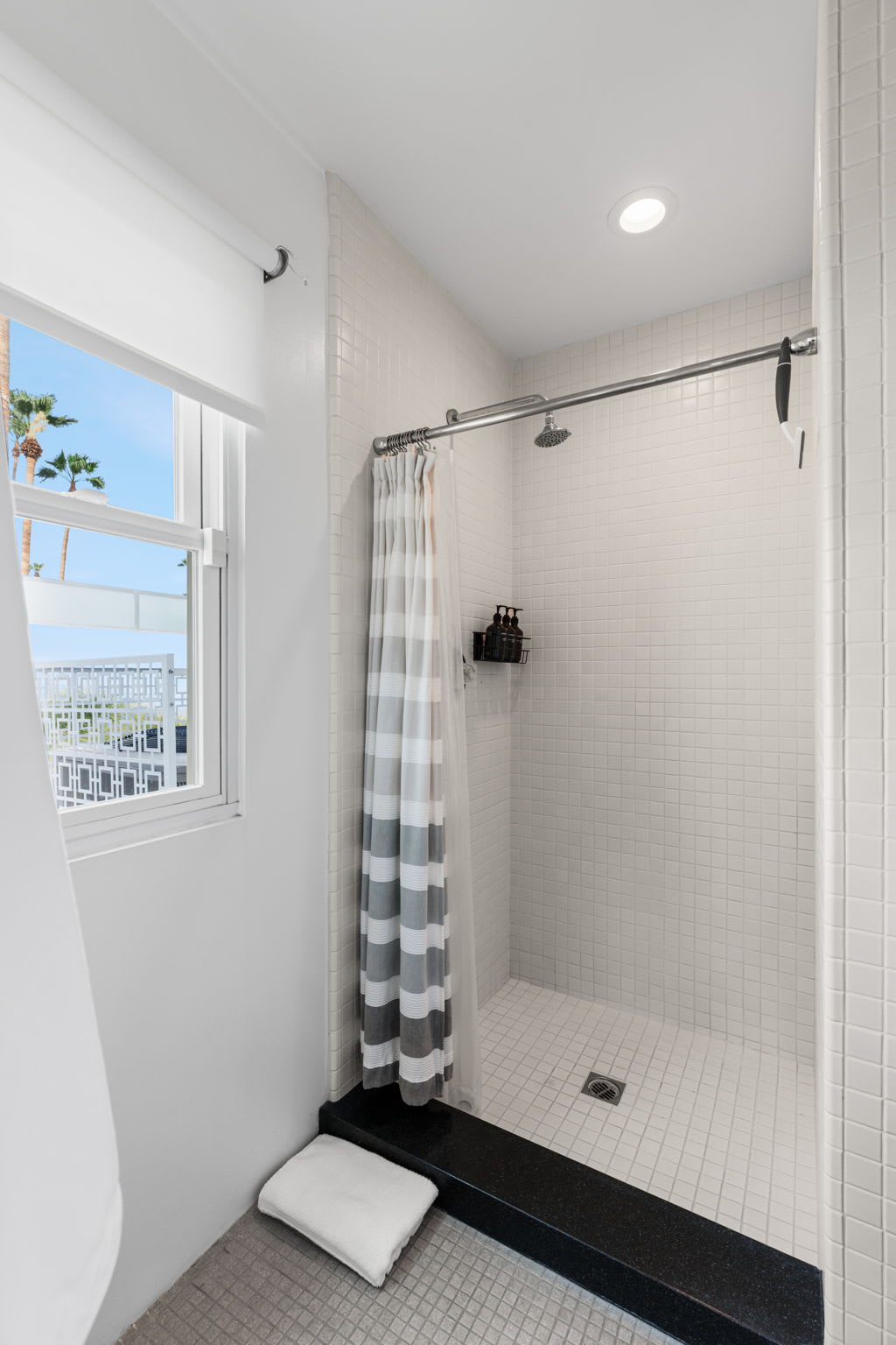 Primary Bathroom | The Bond House in Palm Springs, California by Luxus Vacation Properties