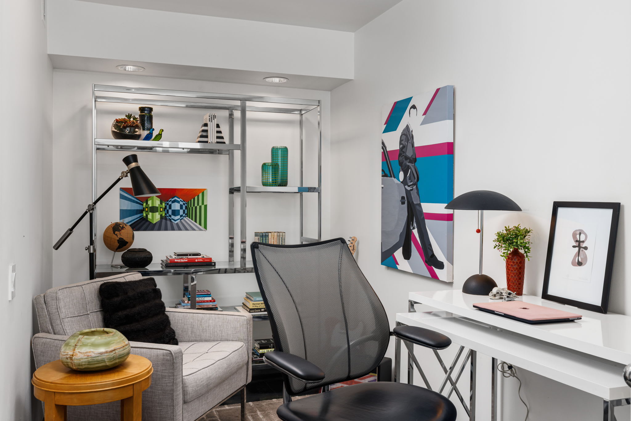 Office/Den | The Bond House in Palm Springs, California by Luxus Vacation Properties