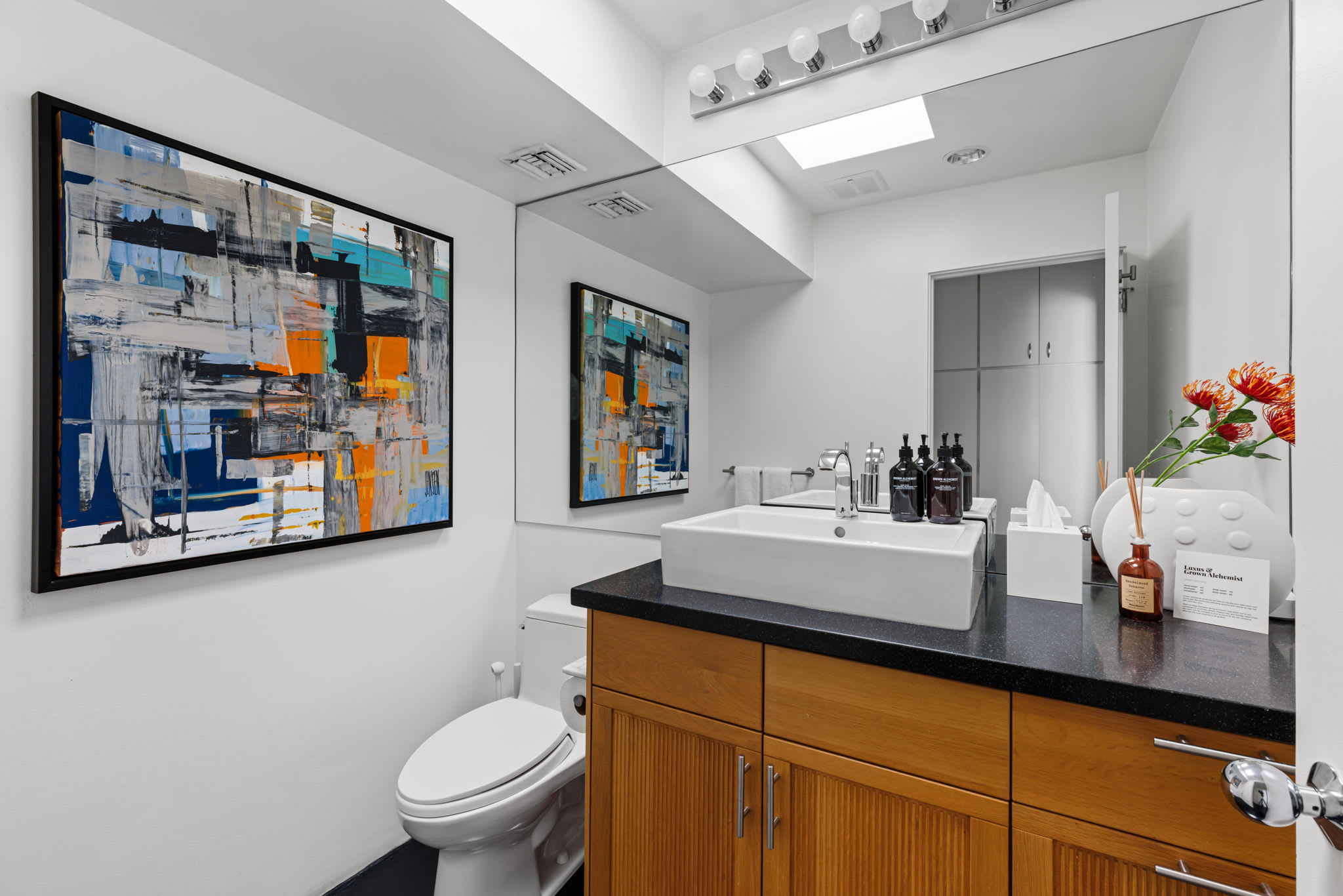 Powder Room 1 | The Bond House in Palm Springs, California by Luxus Vacation Properties