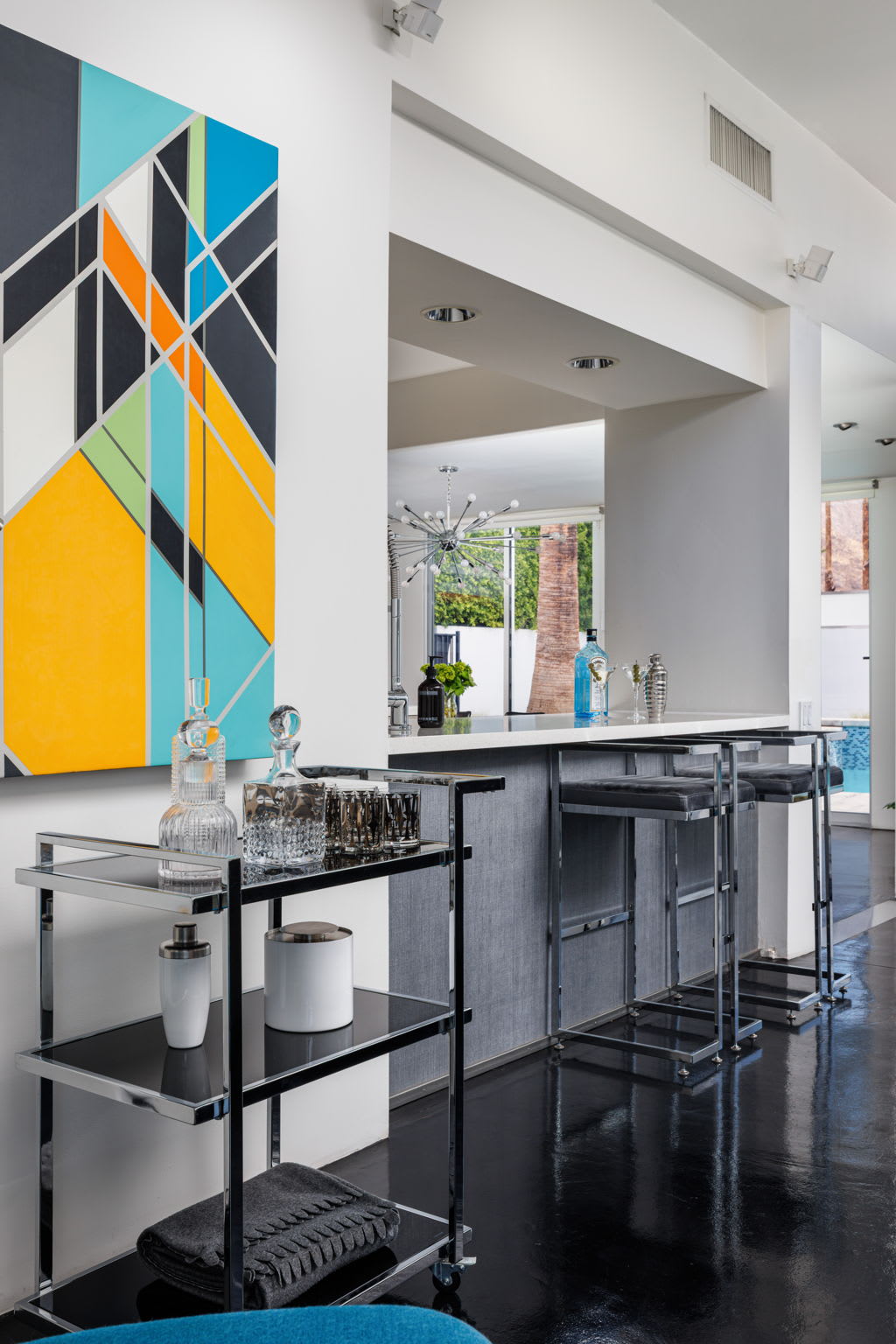 Kitchen | The Bond House in Palm Springs, California by Luxus Vacation Properties