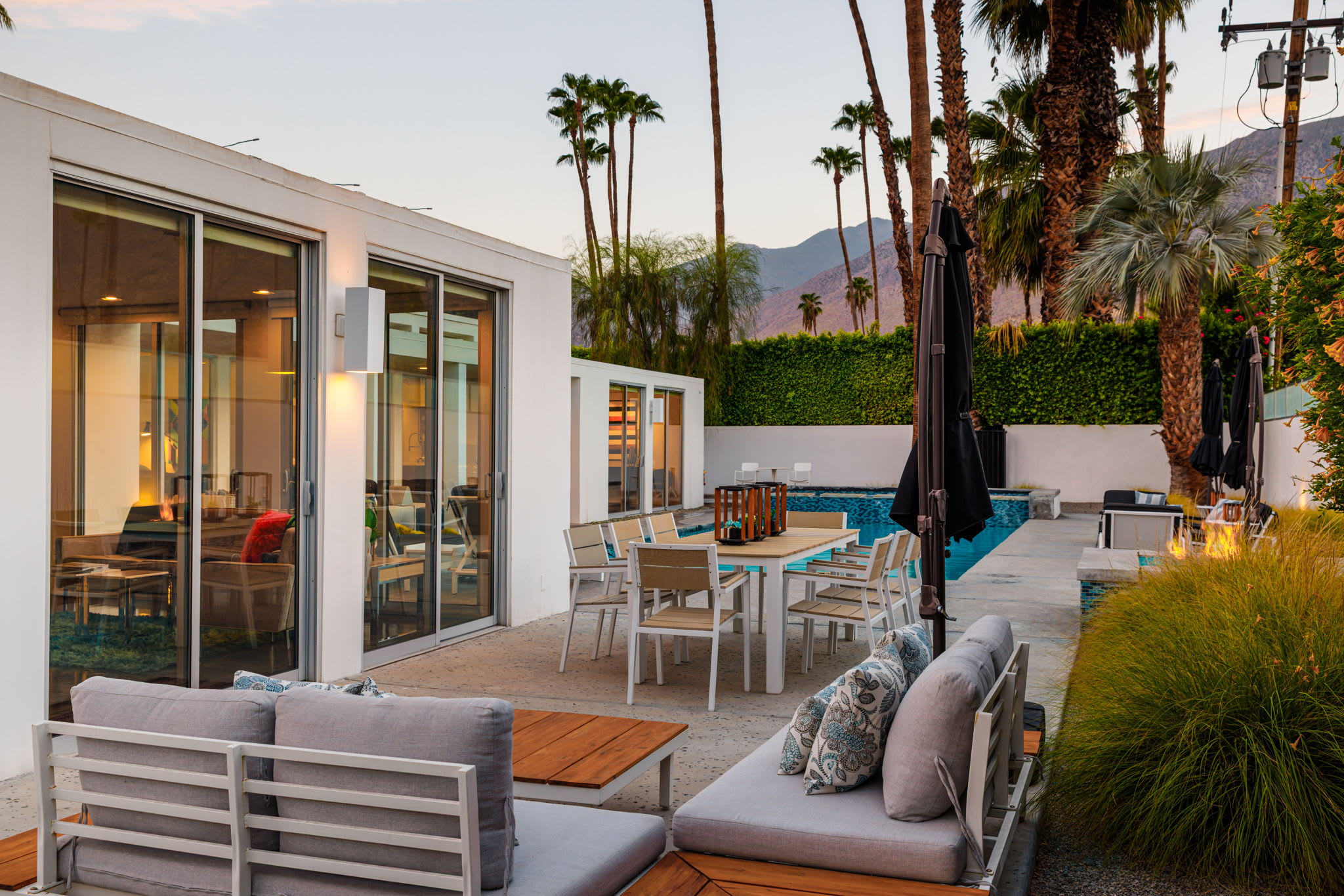 Patio | The Bond House in Palm Springs, California by Luxus Vacation Properties