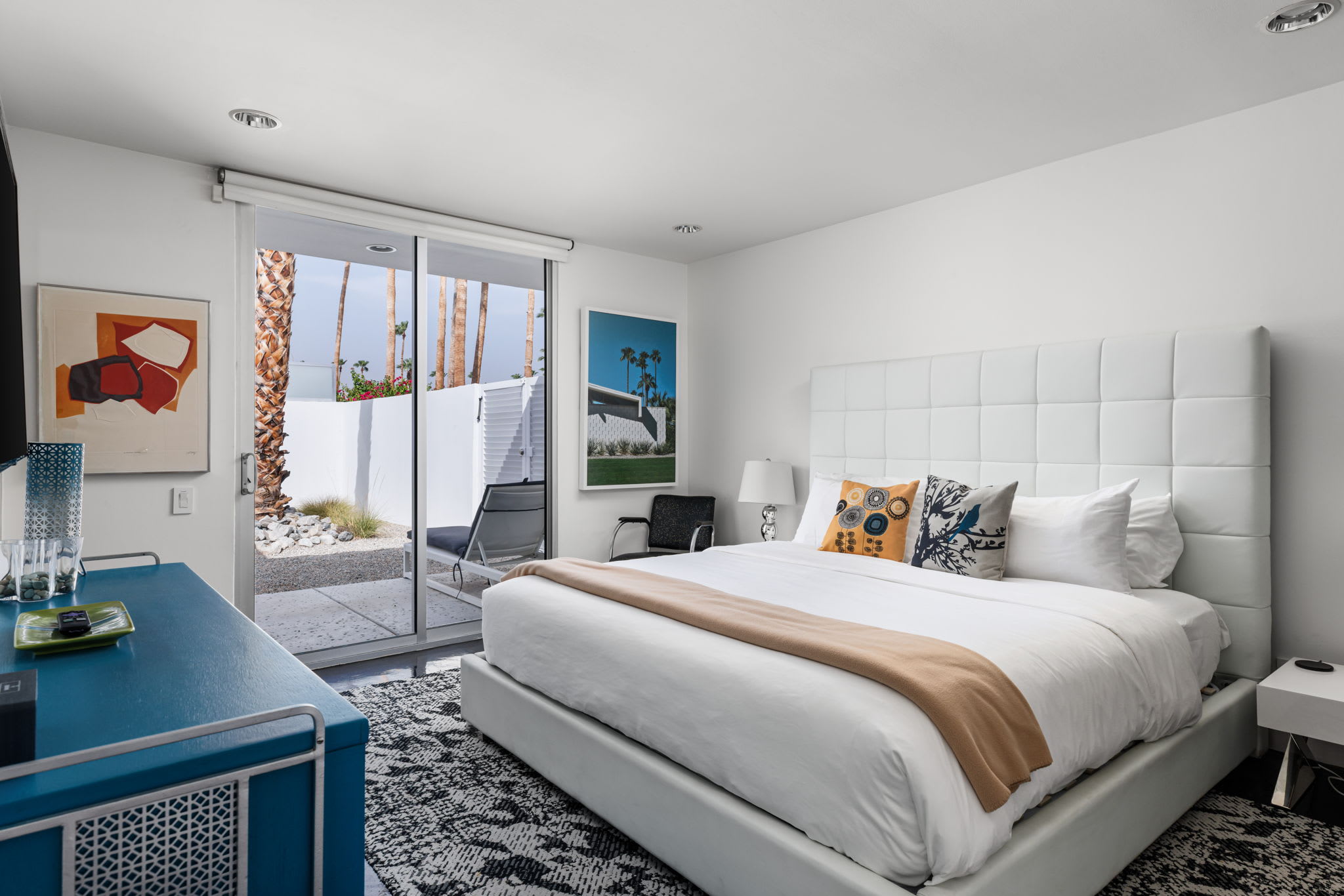 Bedroom 3 | The Bond House in Palm Springs, California by Luxus Vacation Properties