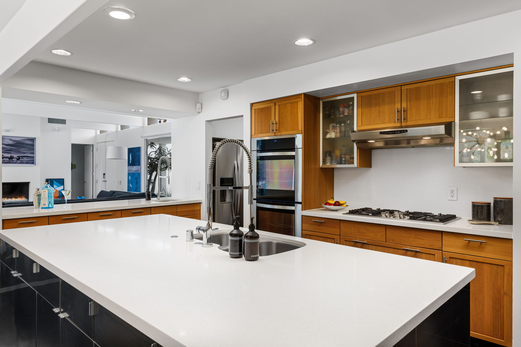Kitchen | The Bond House in Palm Springs, California by Luxus Vacation Properties