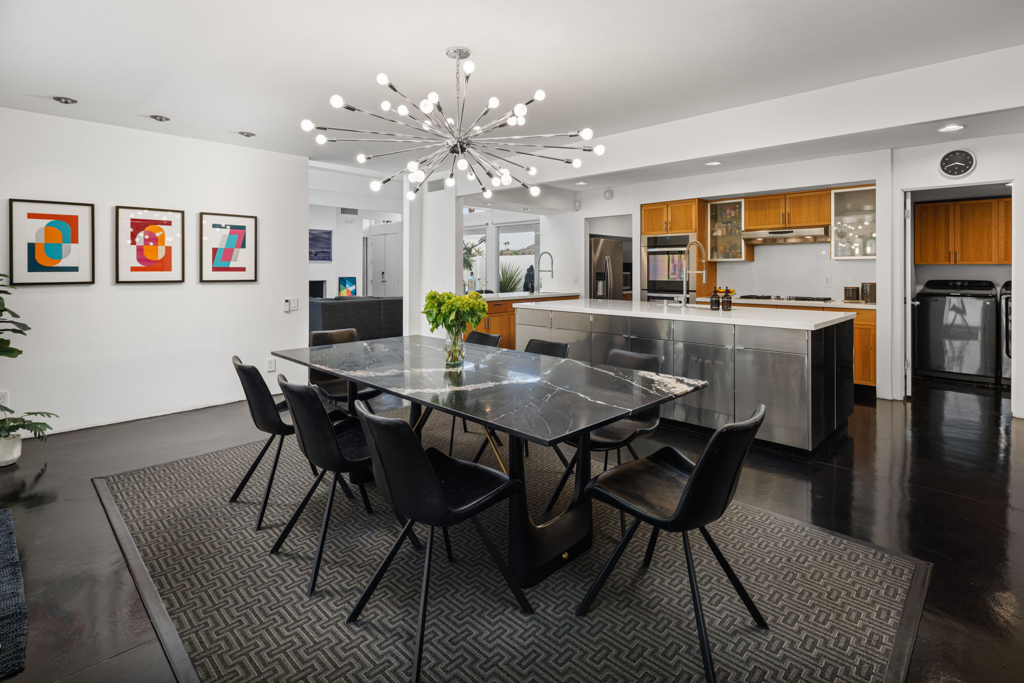 Dining Area | The Bond House in Palm Springs, California by Luxus Vacation Properties