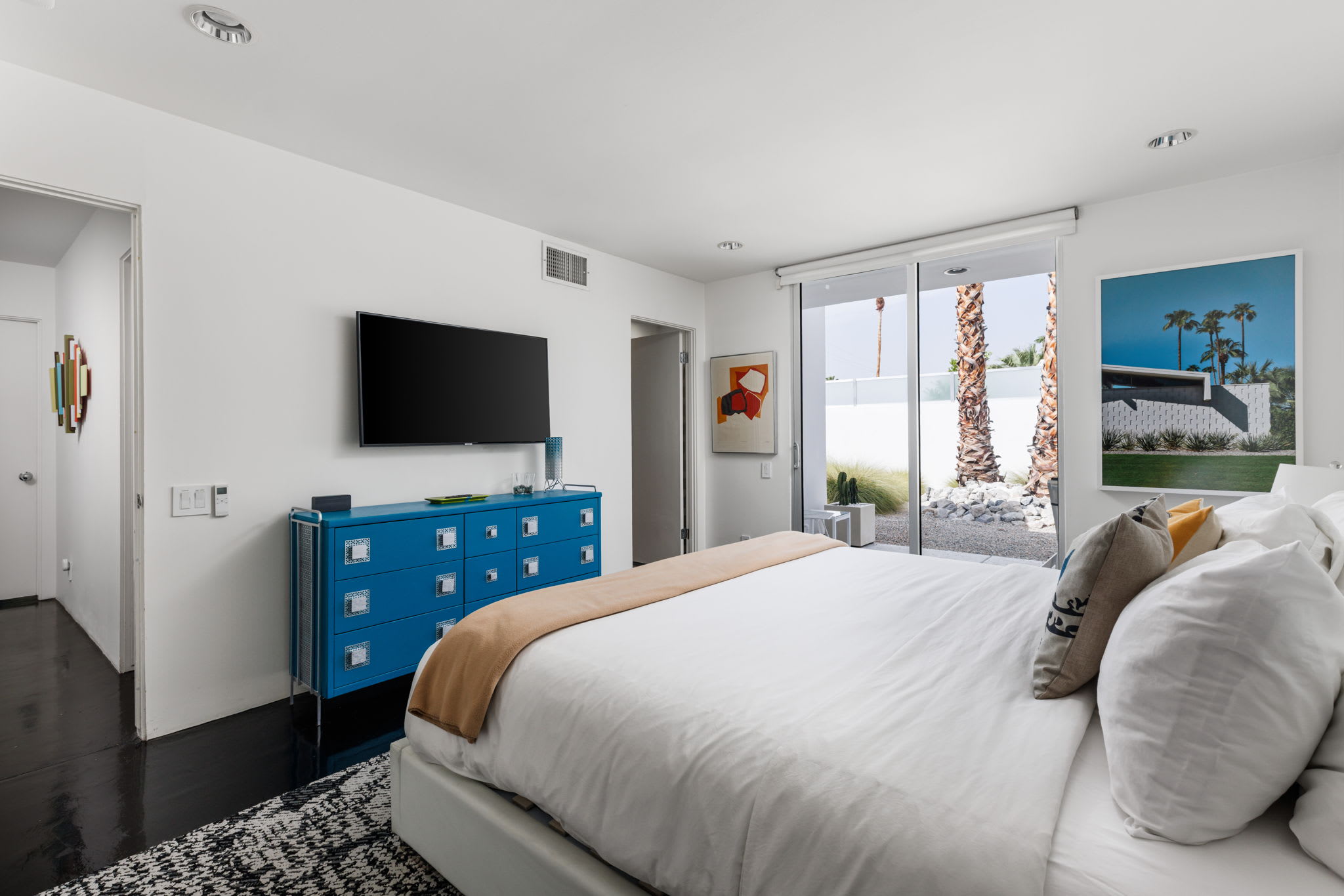 Bedroom 3 | The Bond House in Palm Springs, California by Luxus Vacation Properties