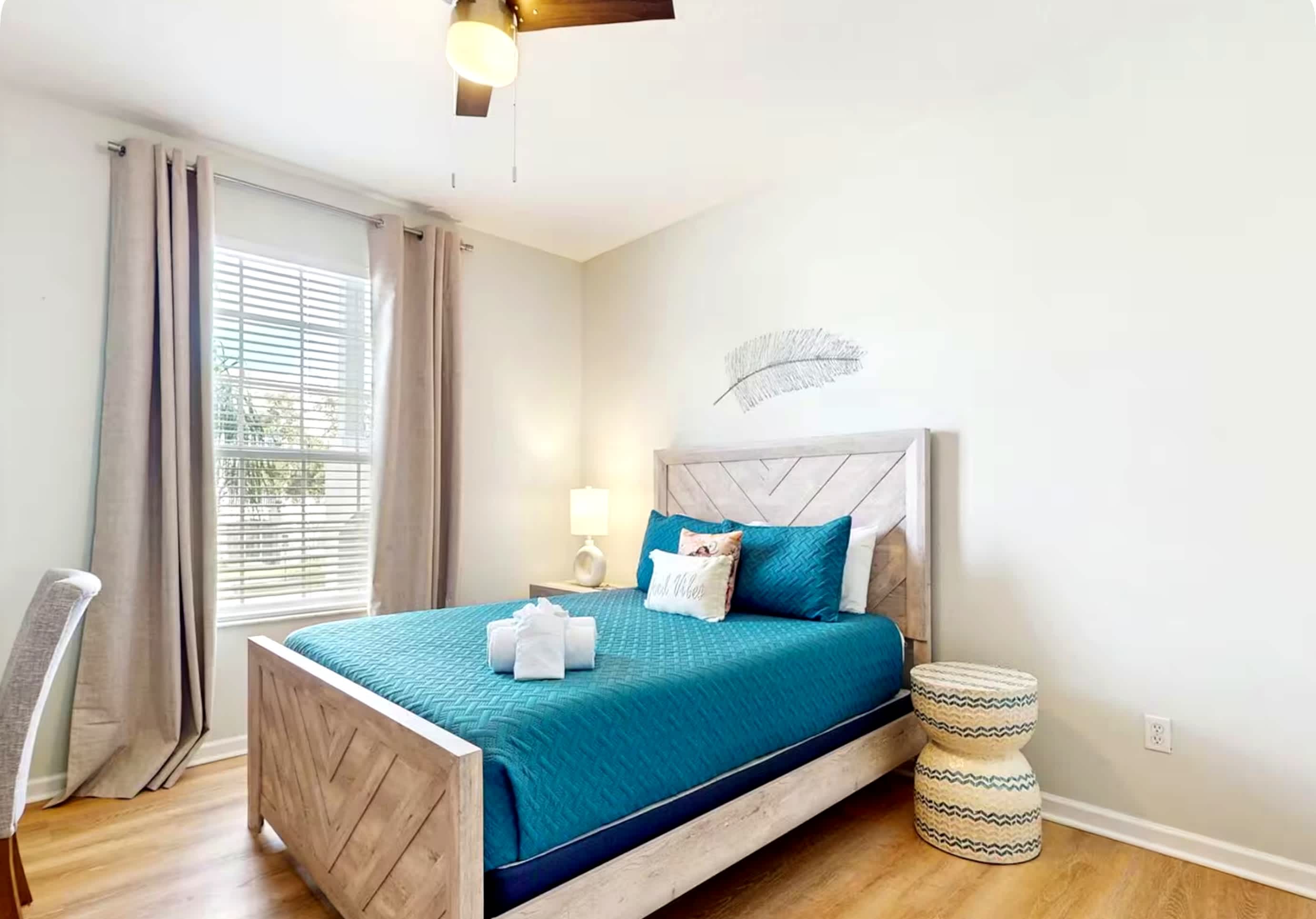 Unwind in comfort, wake up refreshed