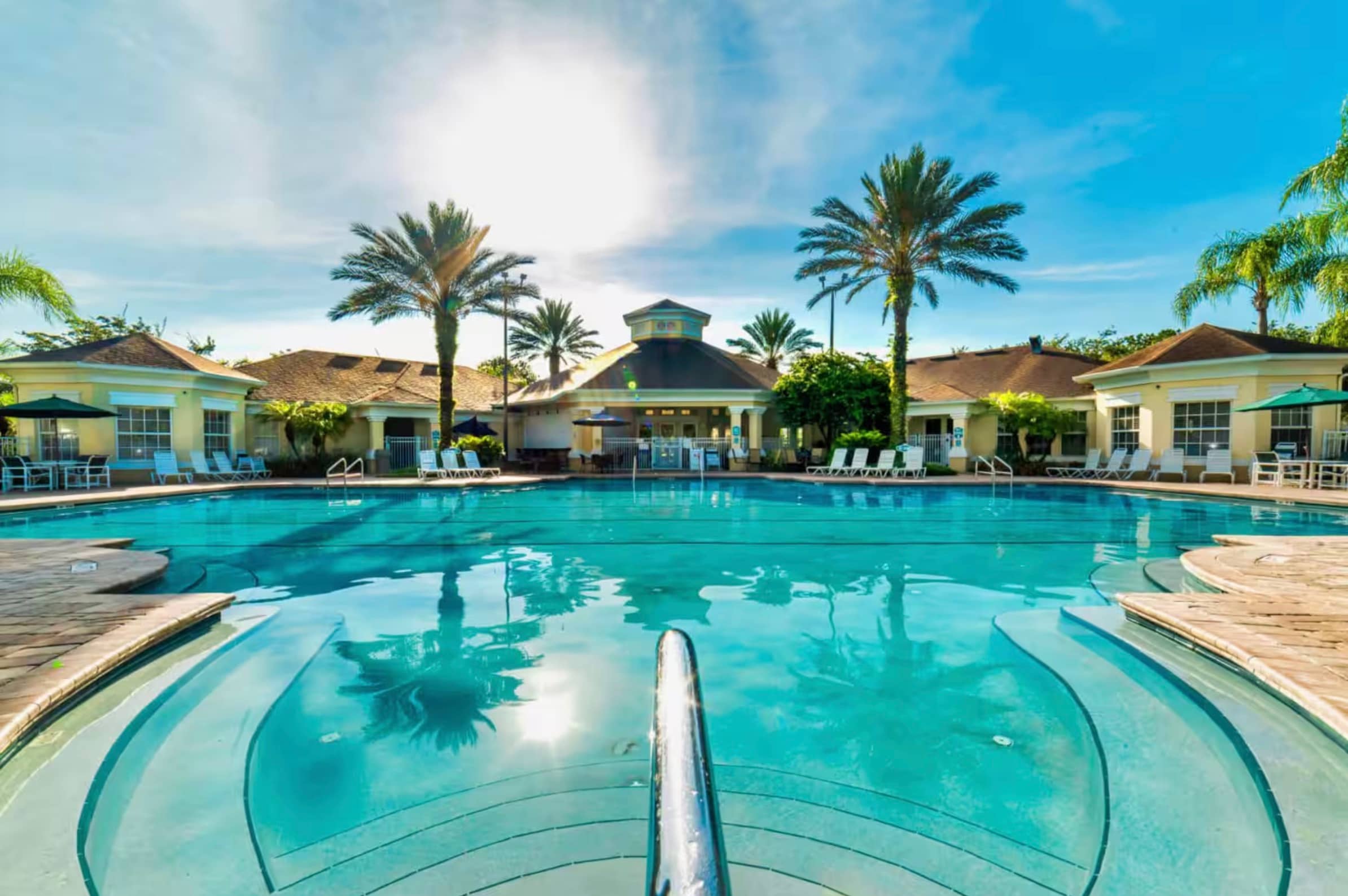 Cool off in style at the community pool
