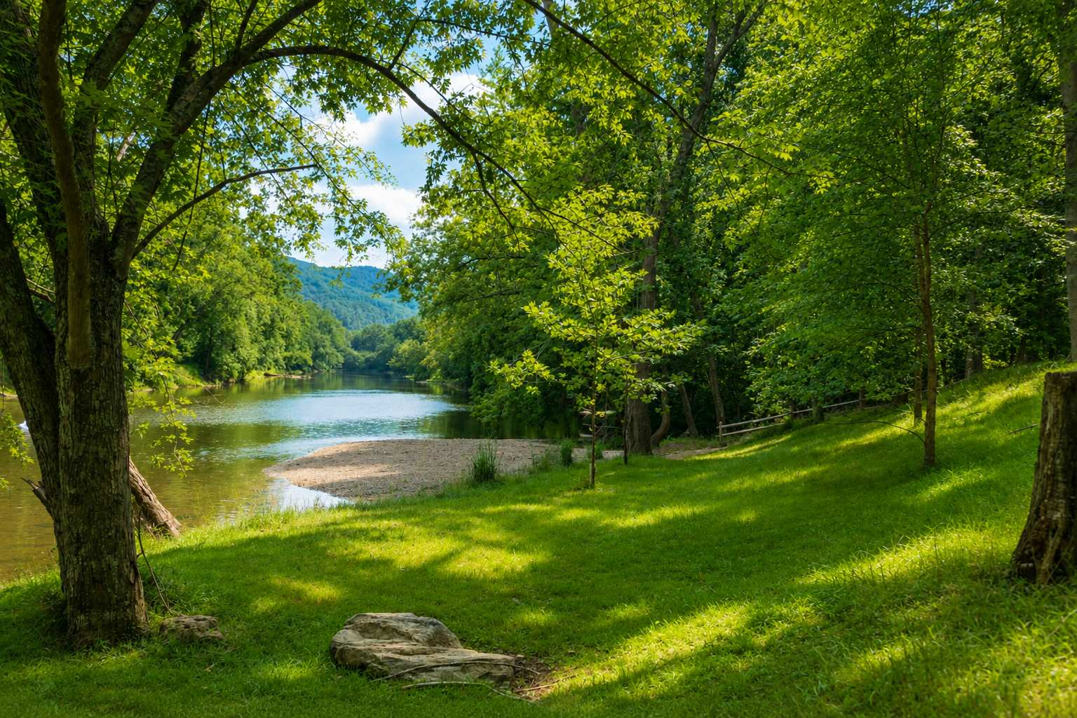 Breathtaking views of the river