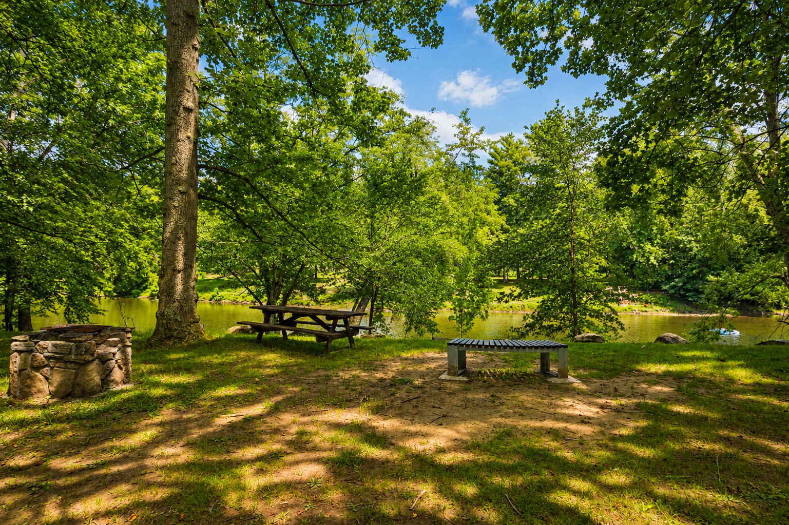 Plenty of space to have a picnic