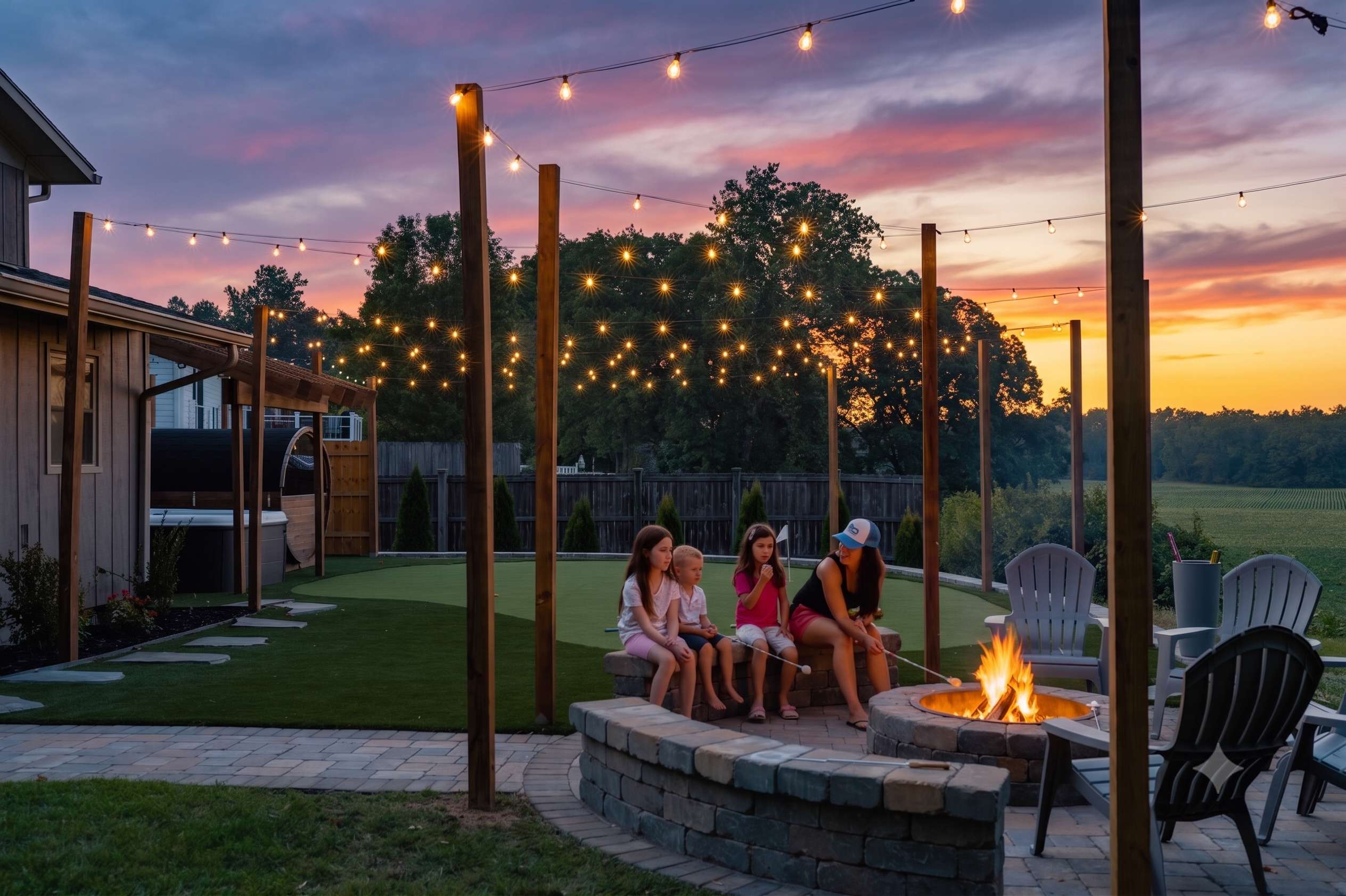 Bluffview on the River with a hot tub, sauna, pool table, and more!