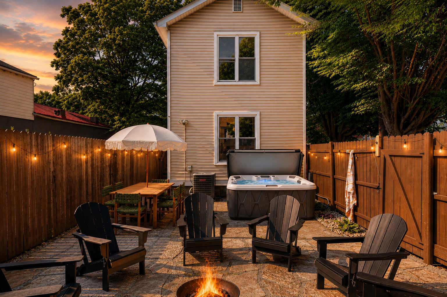 Urban Retro Retreat with Hot Tub & Spacious Yard!