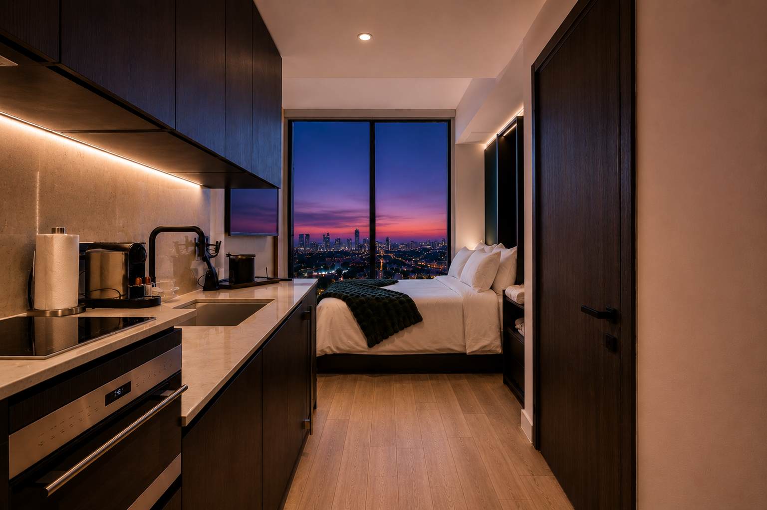 Stunning Miami Studio with City Views at E11EVEN