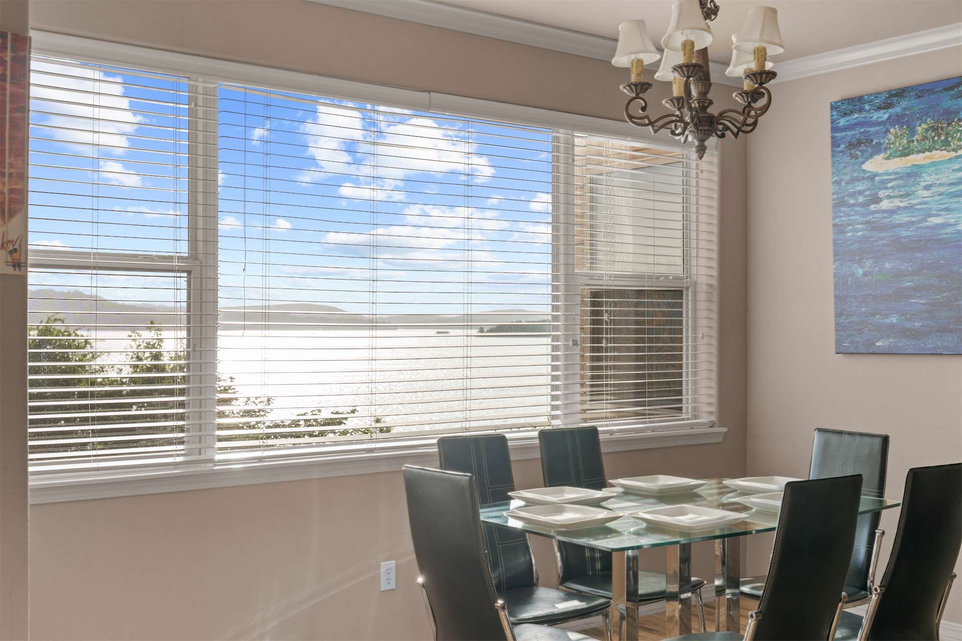 Make mealtime memories together at the dining table, seating 6​