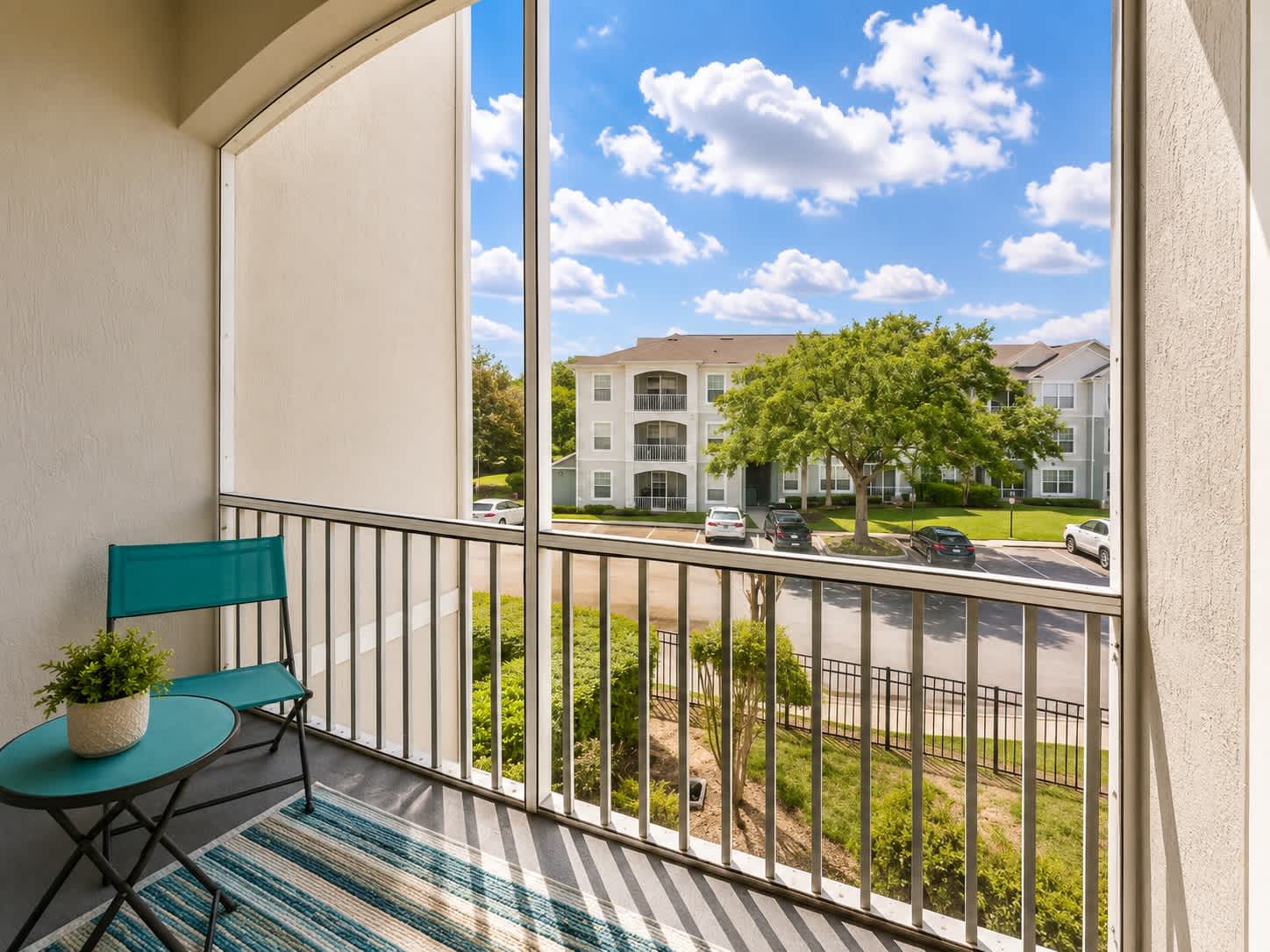 Balcony vibes: relax, unwind, repeat