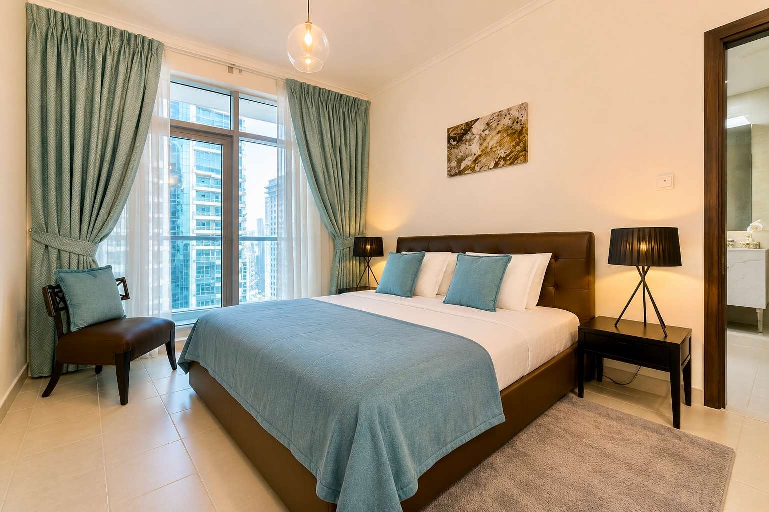 Torch Tower Marina 1BR: Balcony, Gym & Views! - Image 9