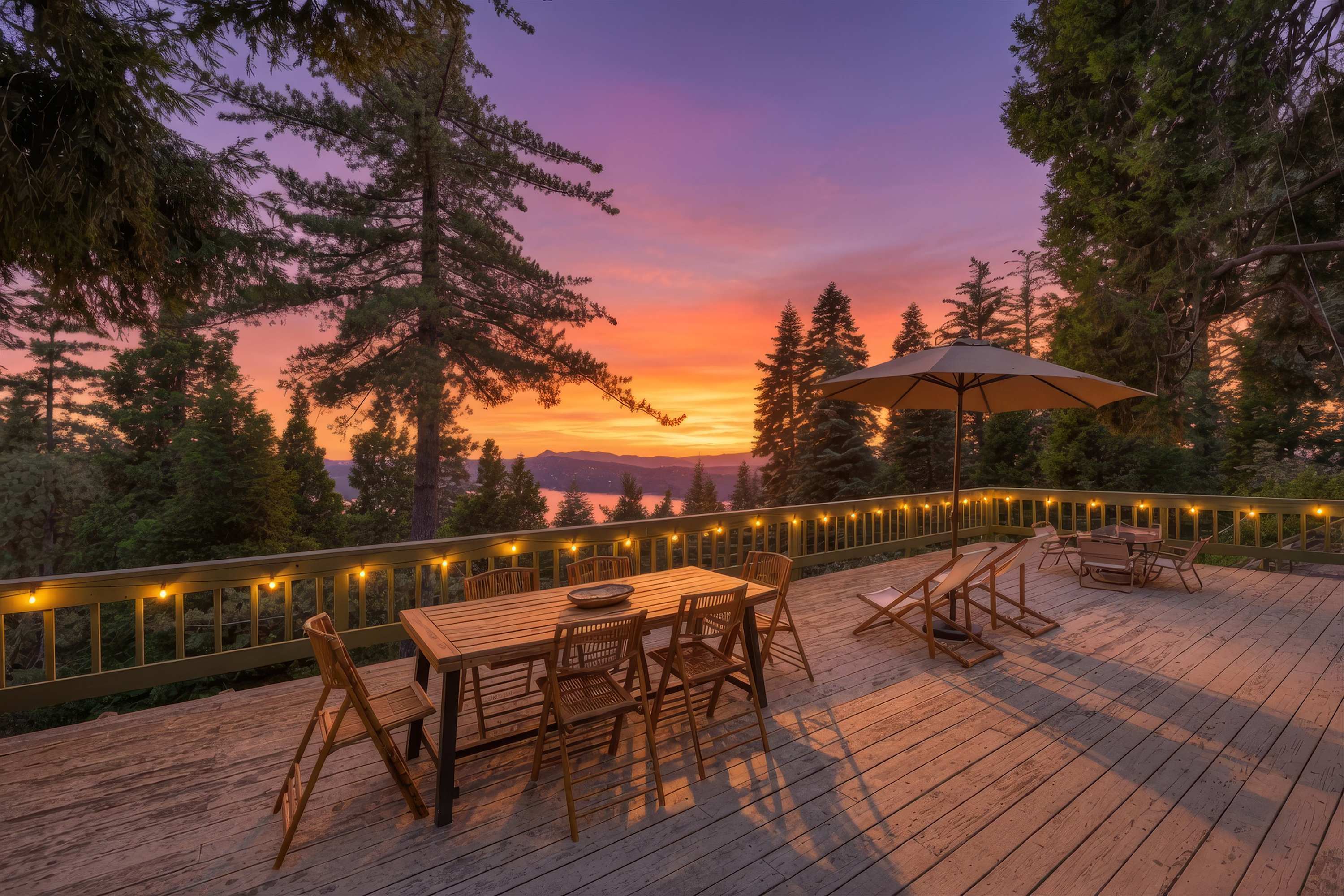 Where the sky meets the pines - Sunsky at Skyforest.