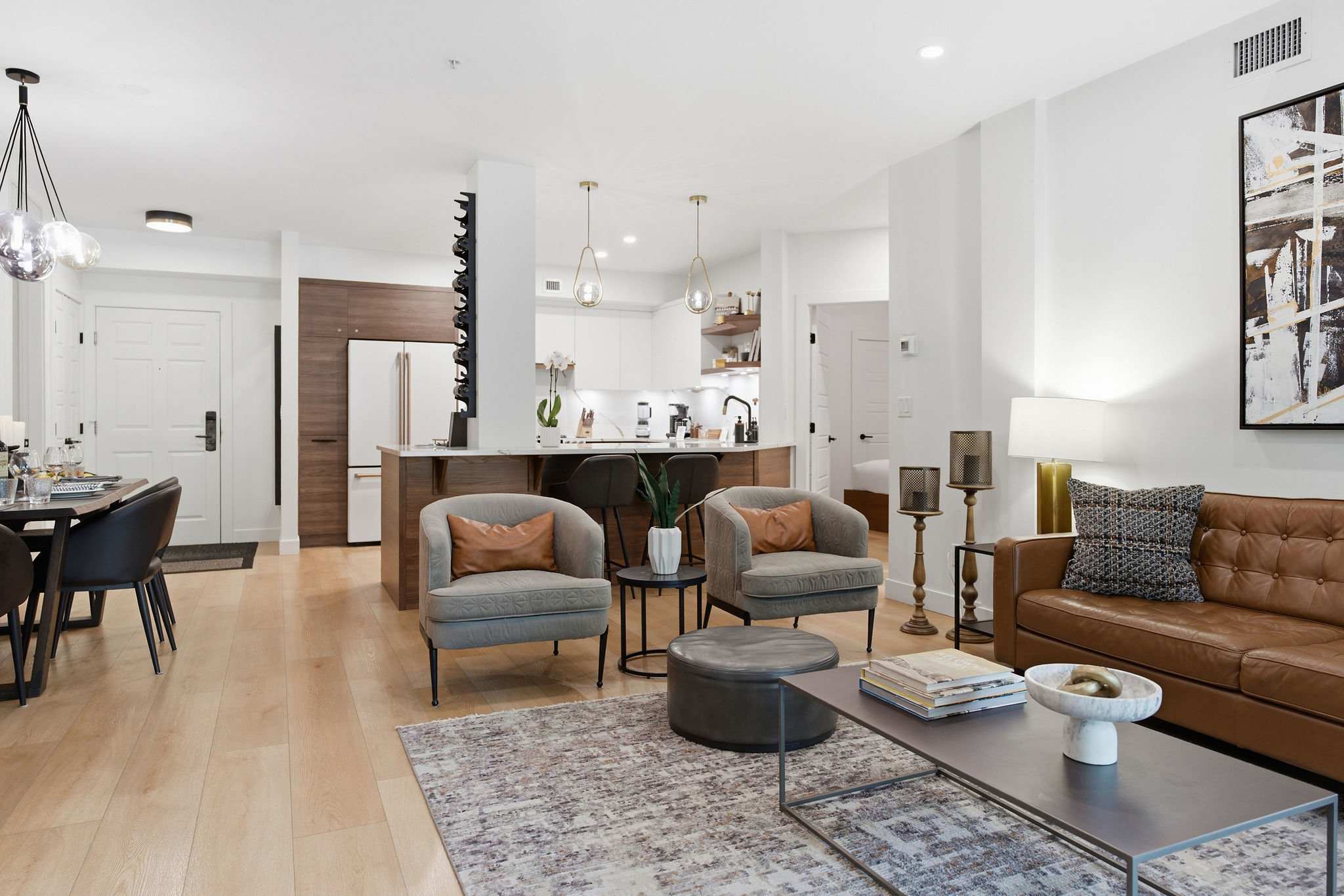 Living Room | Discovery Bay 108 in Kelowna, British Columbia by Luxus Vacation Properties